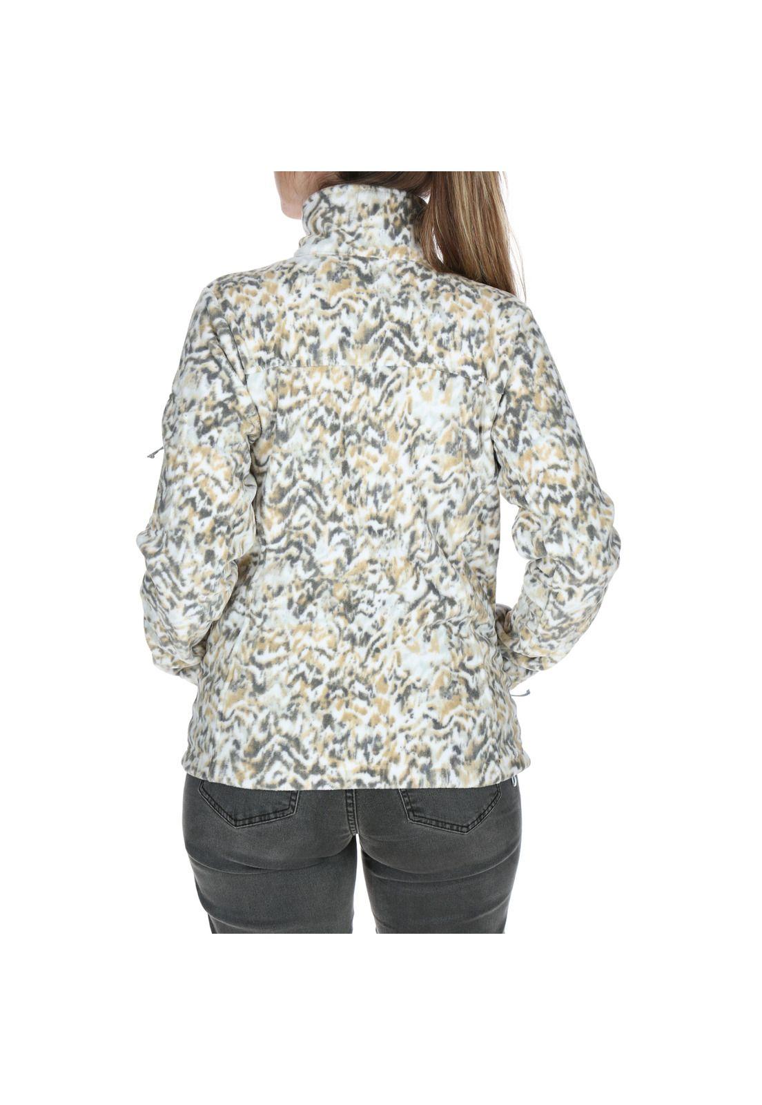 Chaqueta Mujer Fast Trek Print Jkt Blanco-3