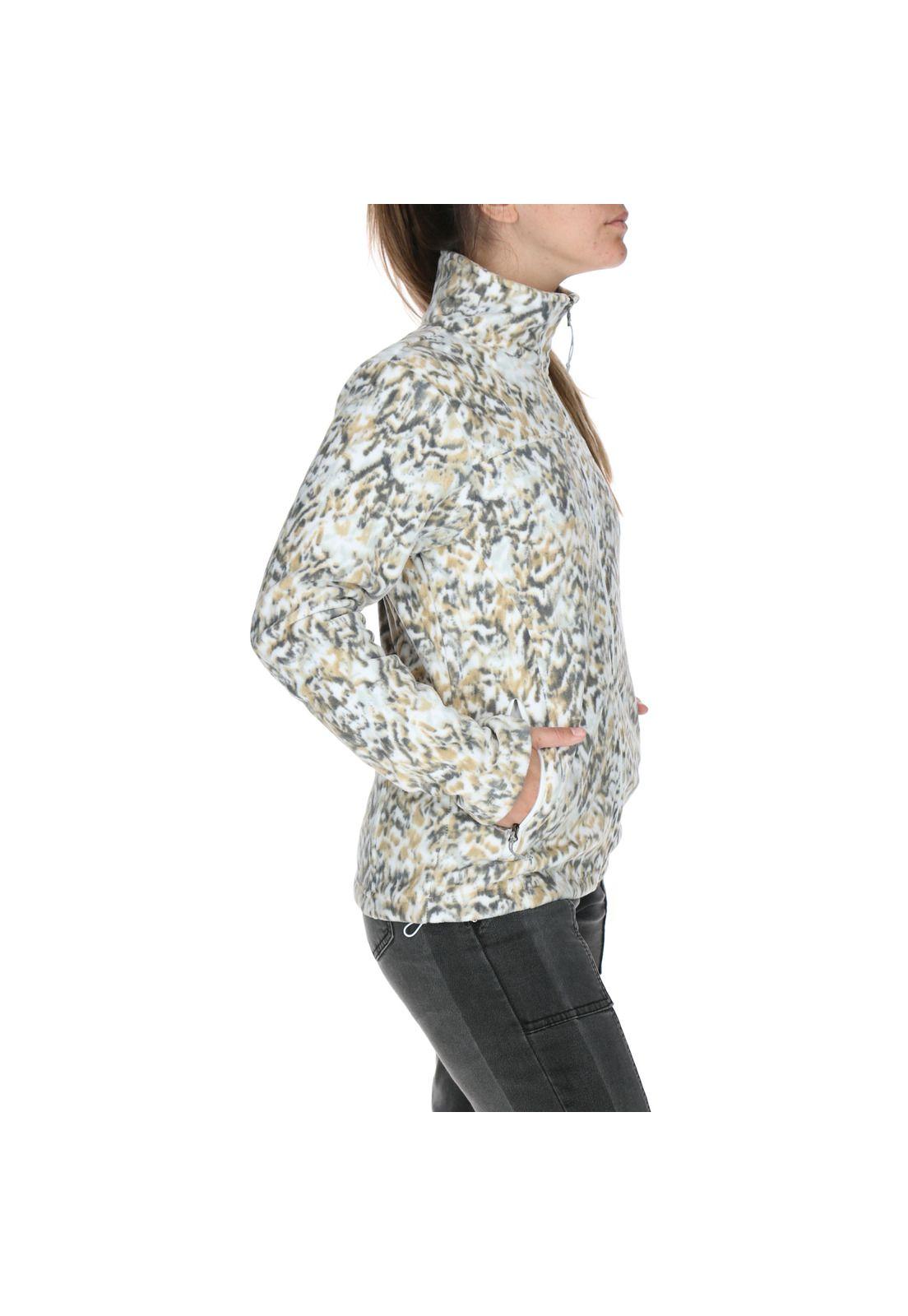 Chaqueta Mujer Fast Trek Print Jkt Blanco-4
