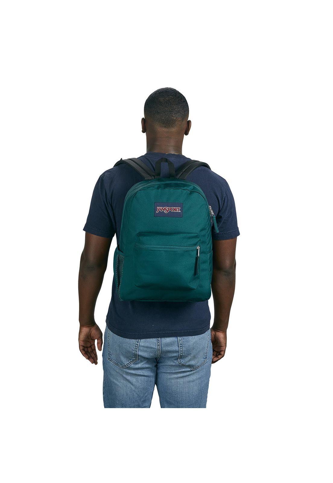 Mochila Unisex Cross Town Verde Pino-4