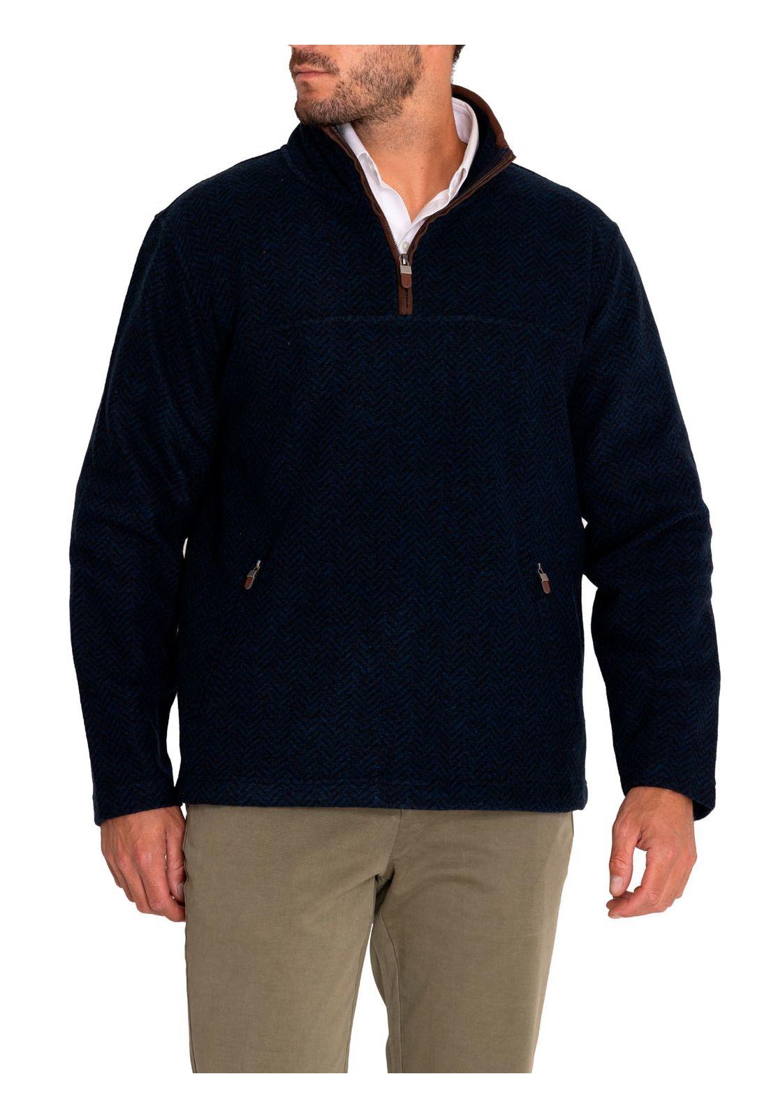 Polar Fibras Recicladas Hombre Spike Azul-4