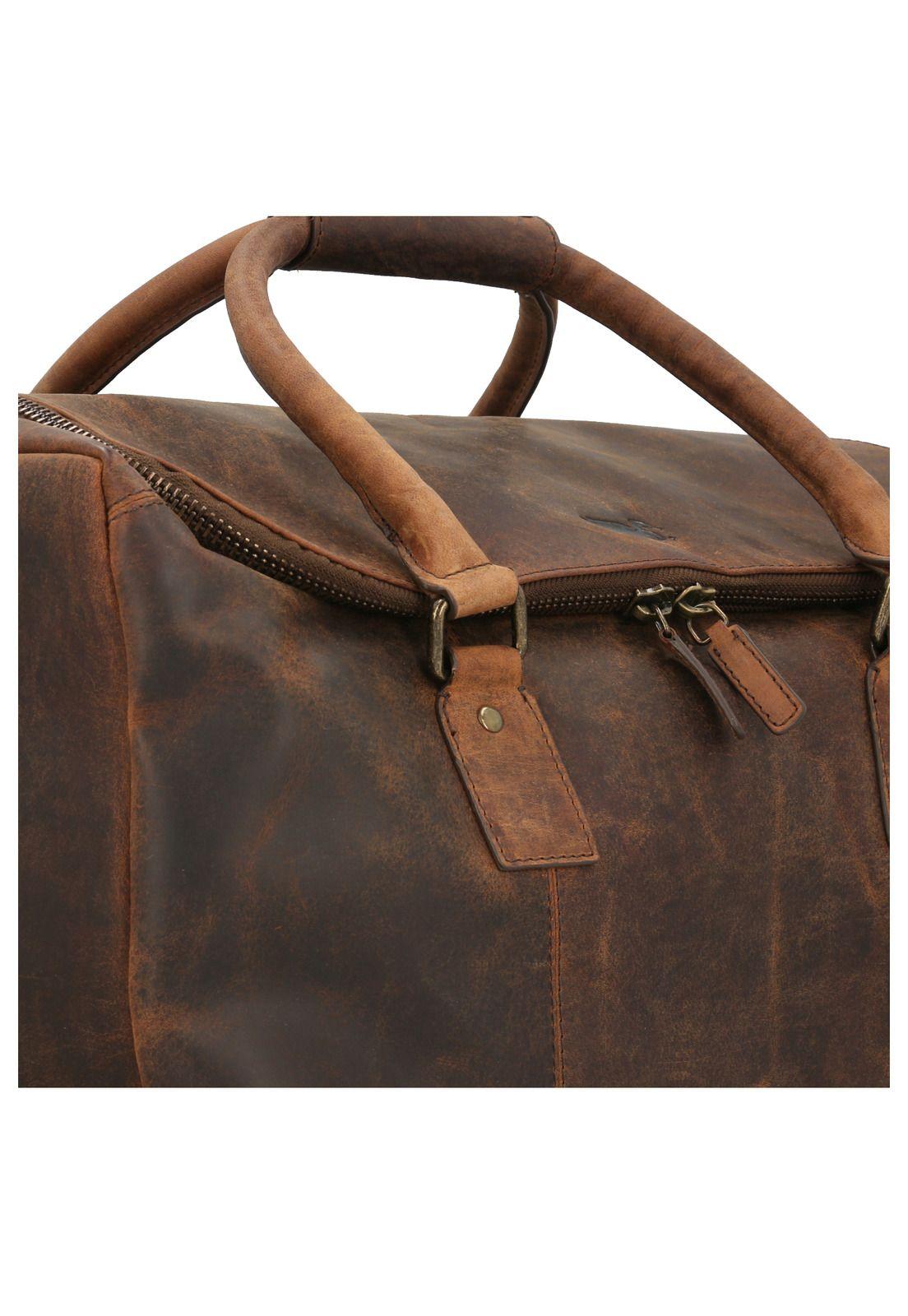 Bolso Cuero Unisex Oh Obi Weekend Café-3