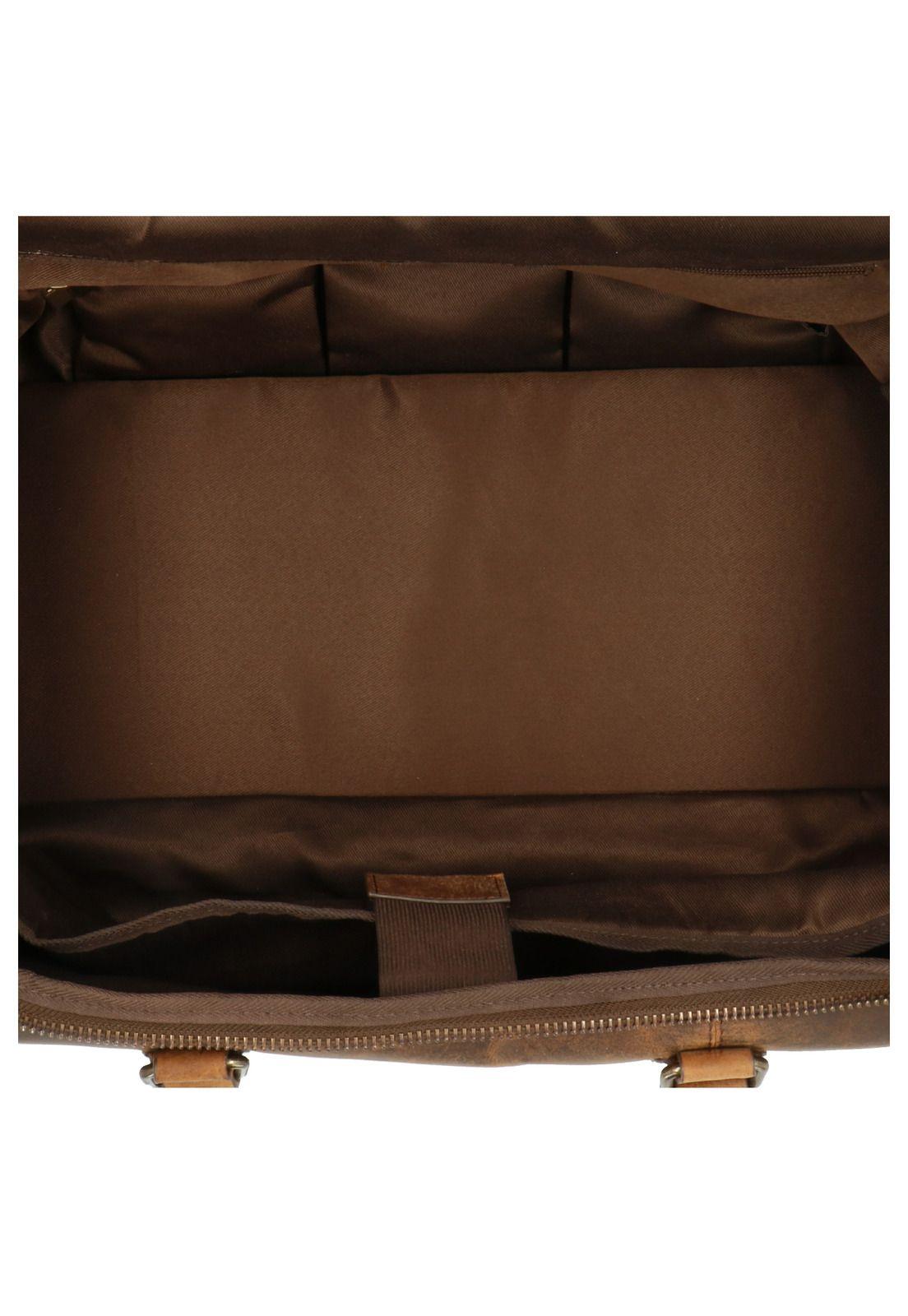 Bolso Cuero Unisex Oh Obi Weekend Café-4