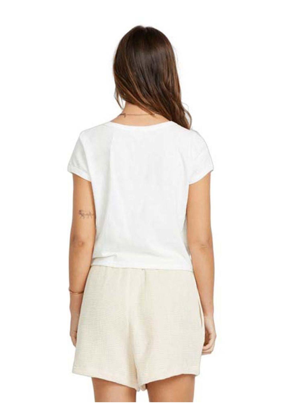 Polera Manga Corta Mujer Daily Blanca Billabong-3