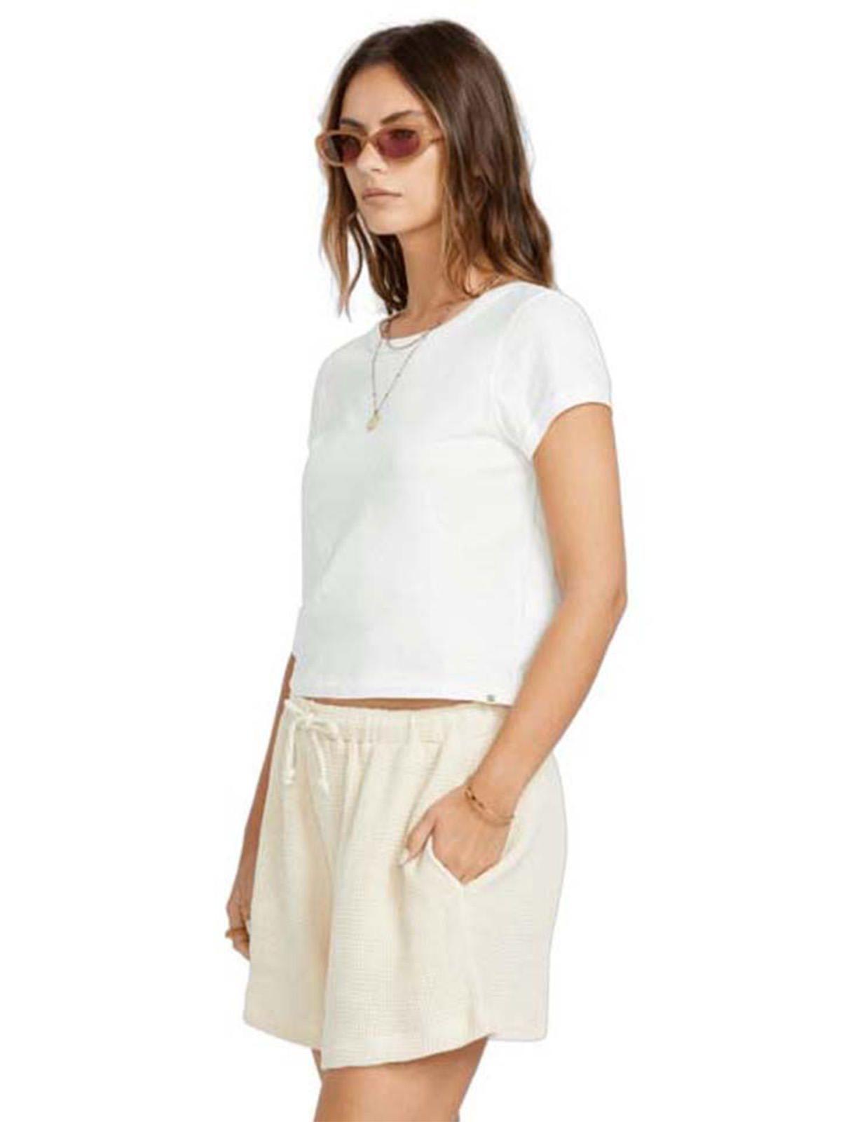 Polera Manga Corta Mujer Daily Blanca Billabong-1