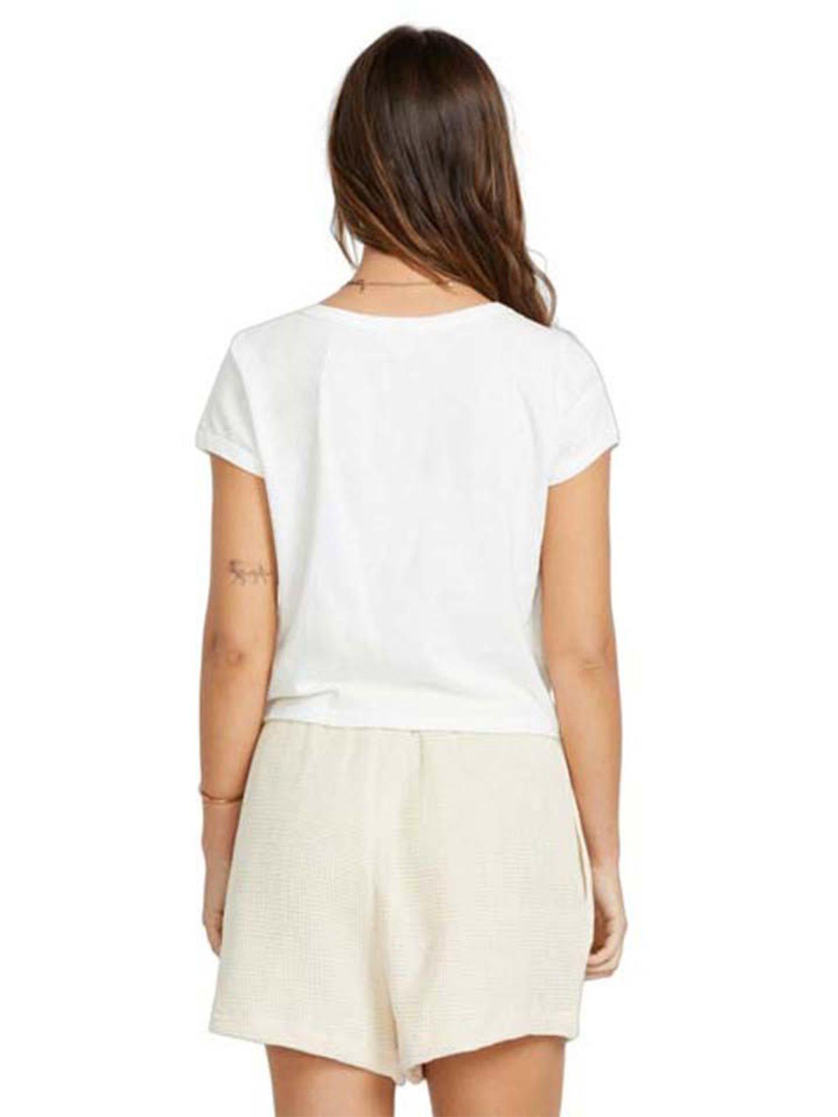 Polera Manga Corta Mujer Daily Blanca Billabong-3