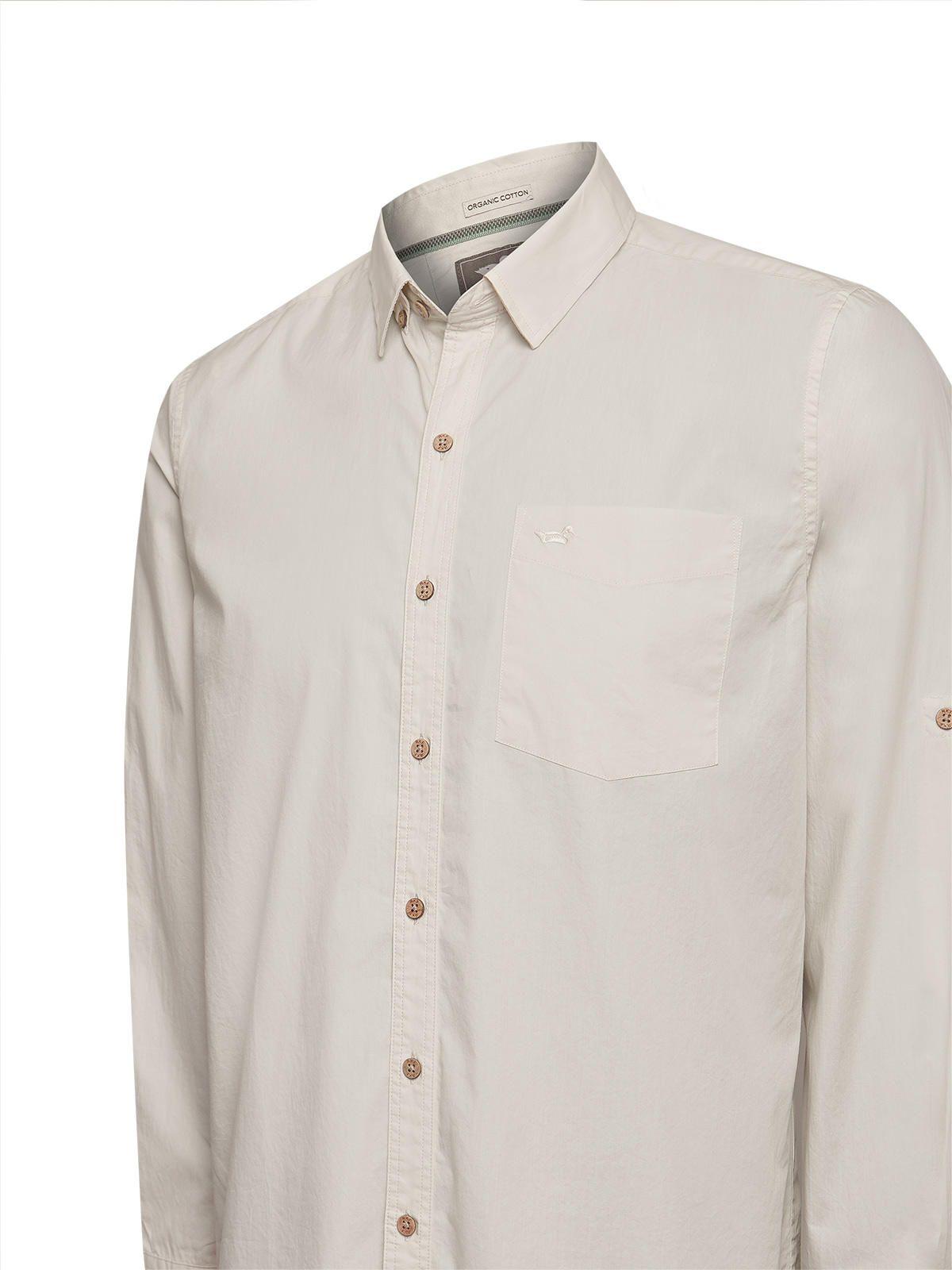 Camisa Algodón Orgánico Hombre Galiton Beige-3
