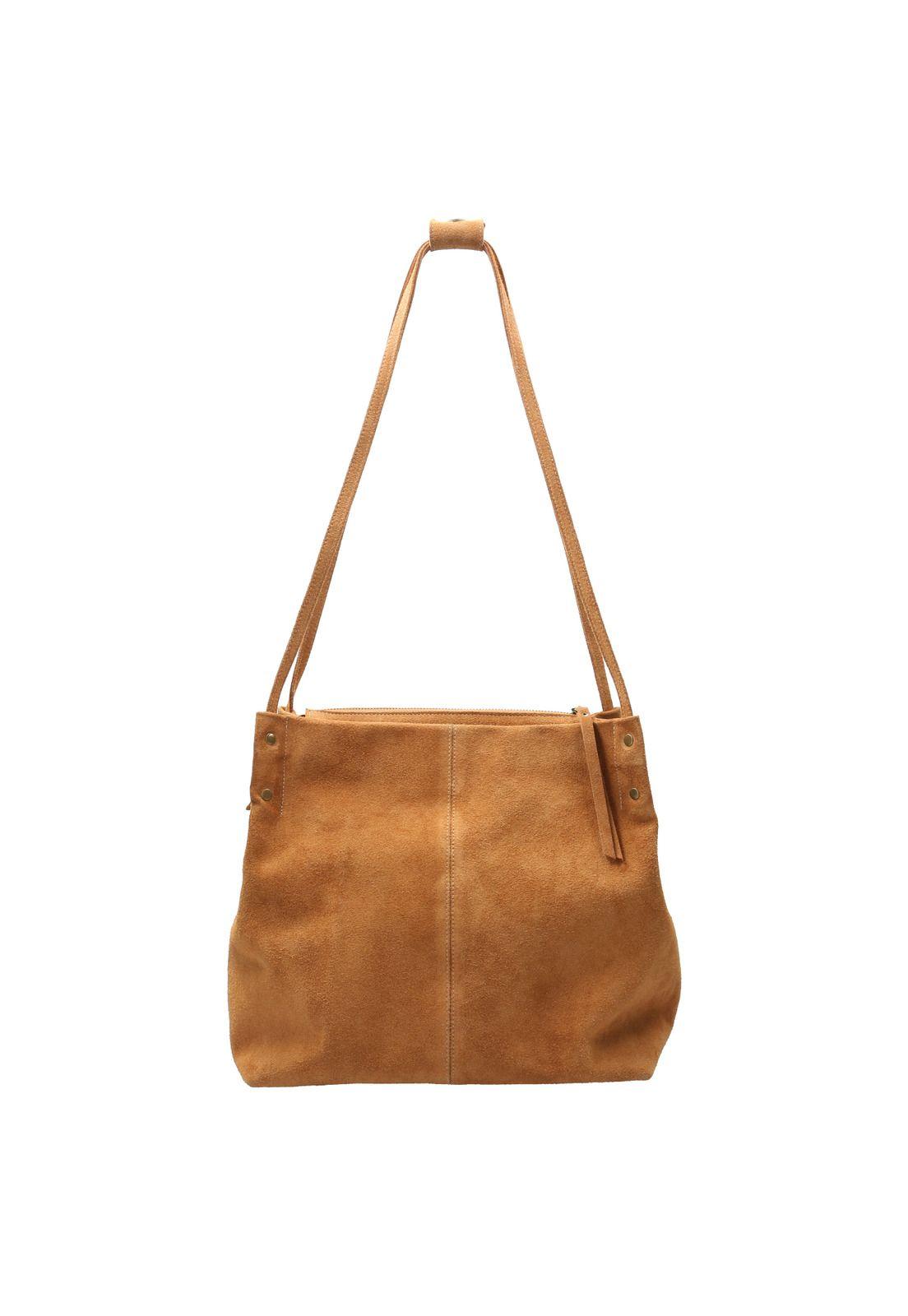 Cartera Cuero Mujer Oporto Bag Café-2