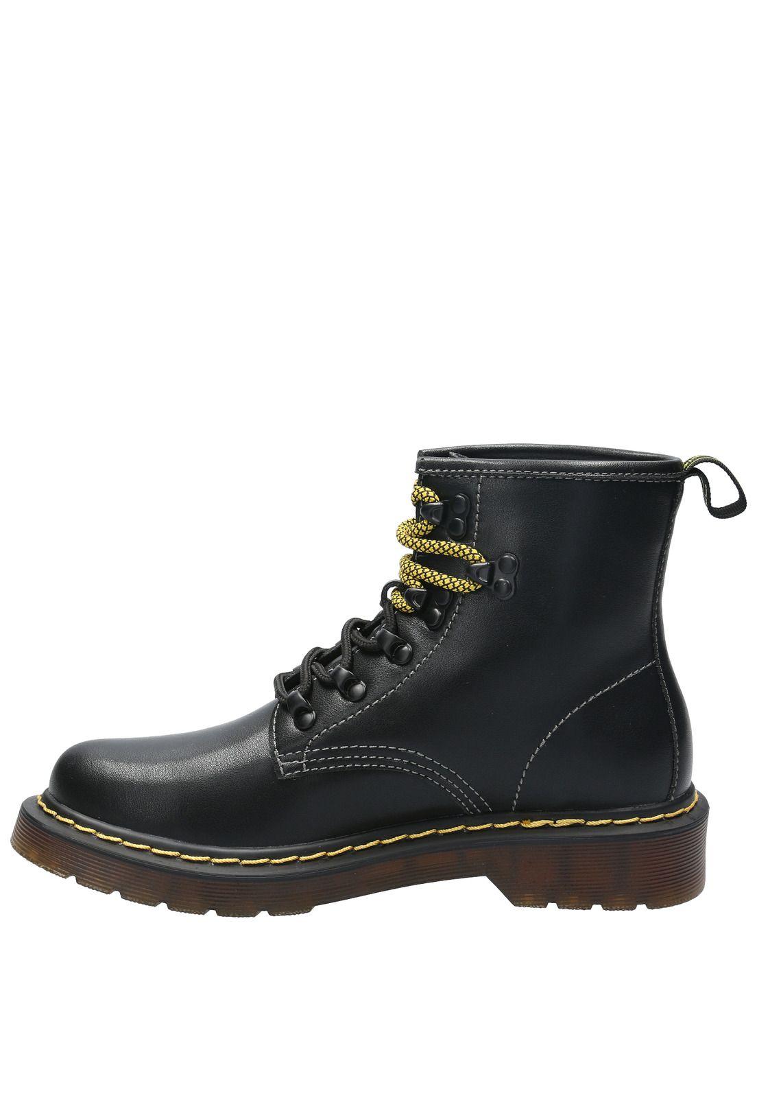Botin Cuero Mujer Nydia Negro-5