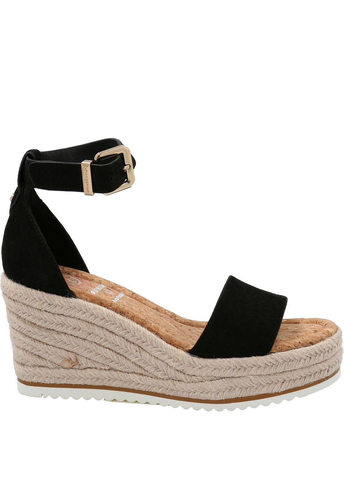 Sandalia Mujer Cibele Negro-1