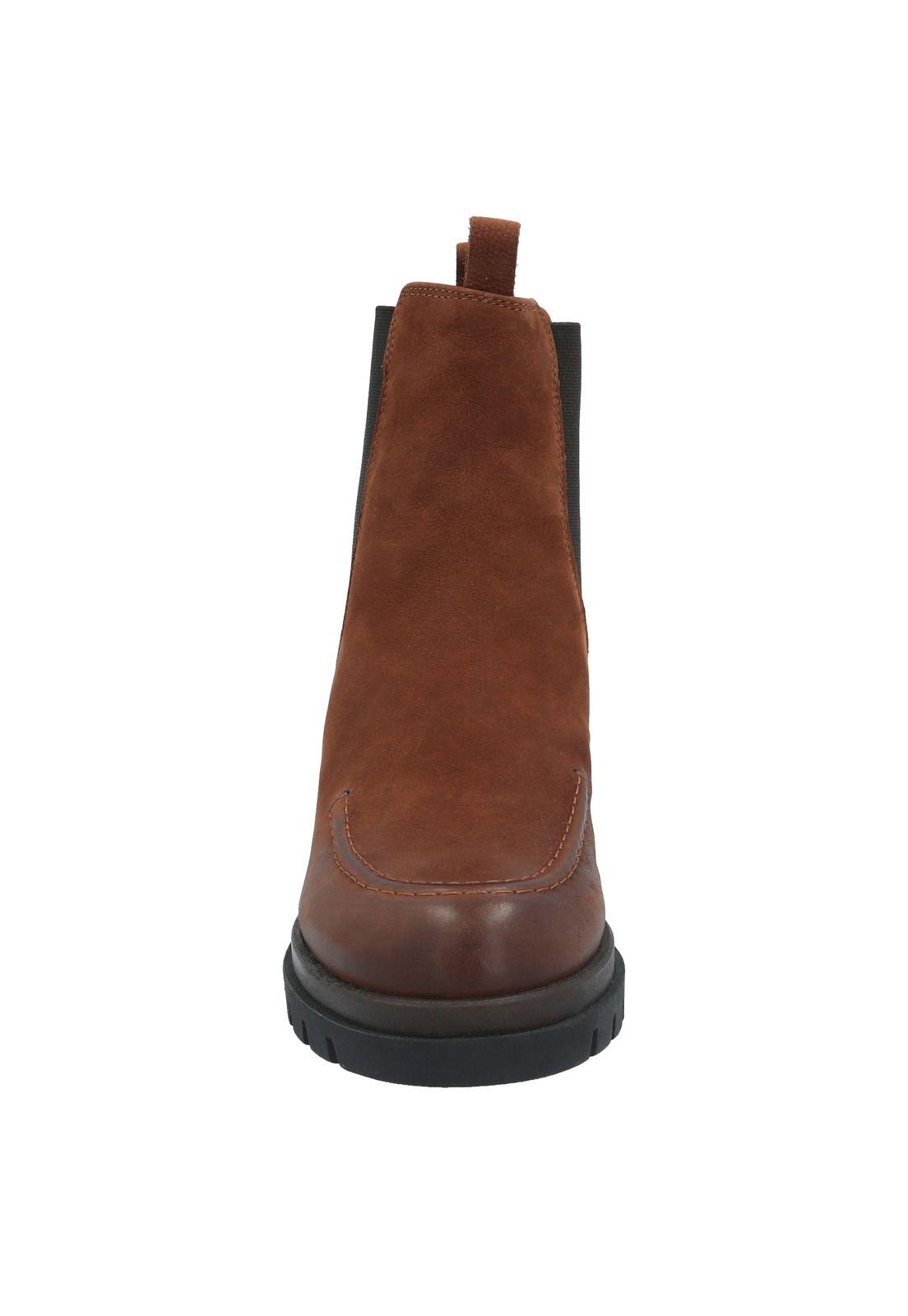 Botin Cuero Mujer Emely Marrón-2