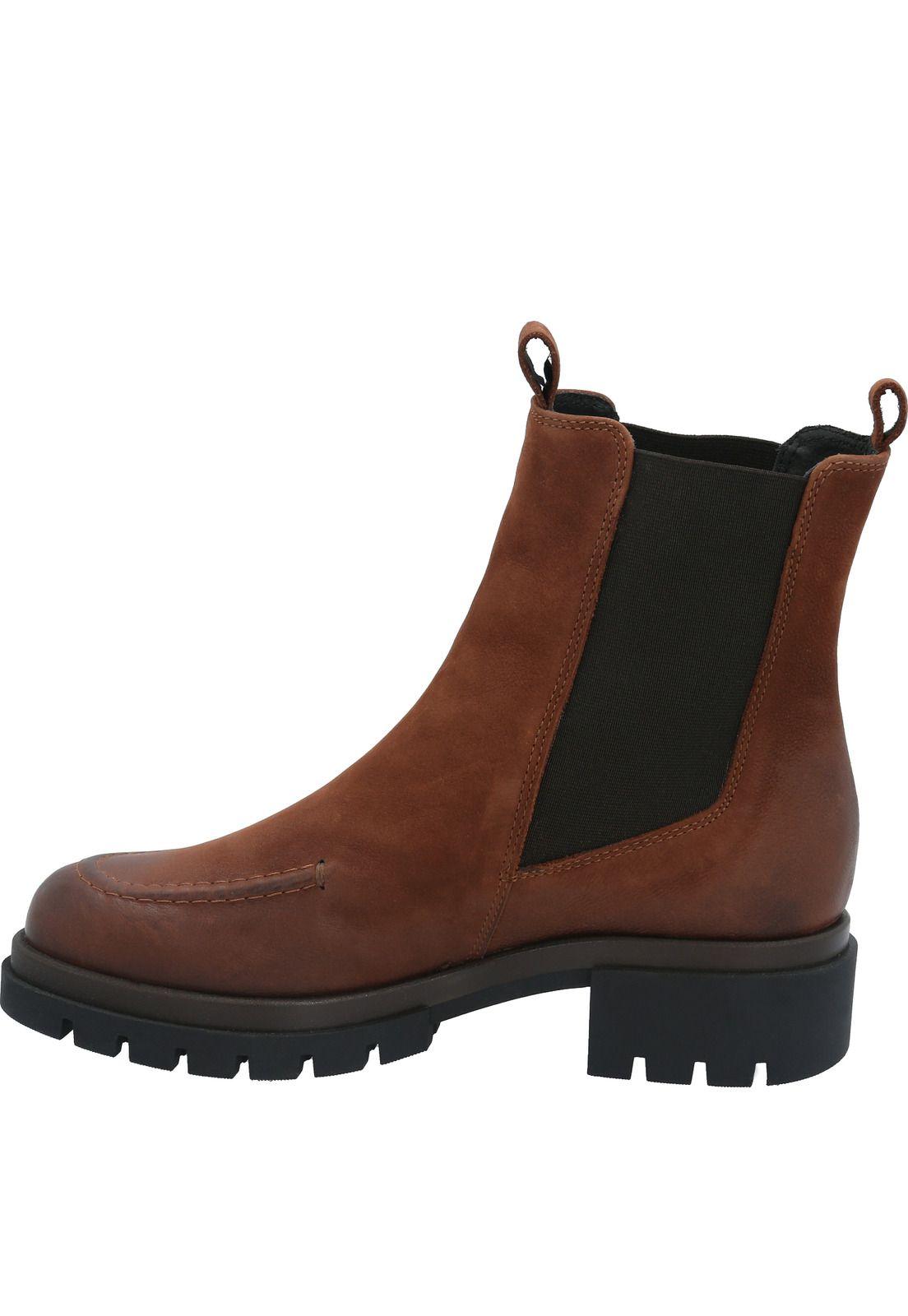 Botin Cuero Mujer Emely Marrón-4
