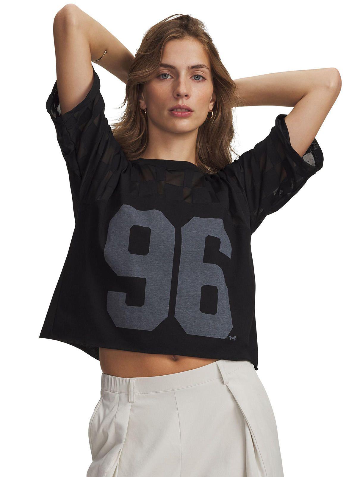 Polera M/C Mujer Burnout 96 Negro-0