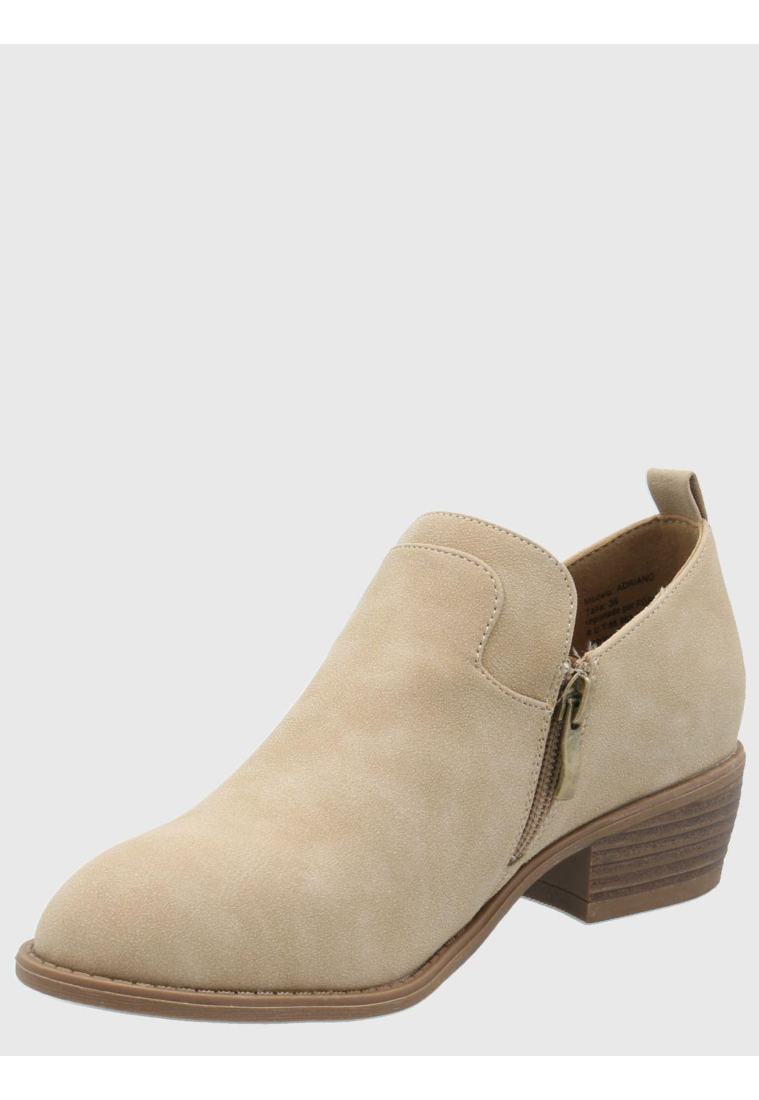 Botín Mujer Adriano Taupe -4