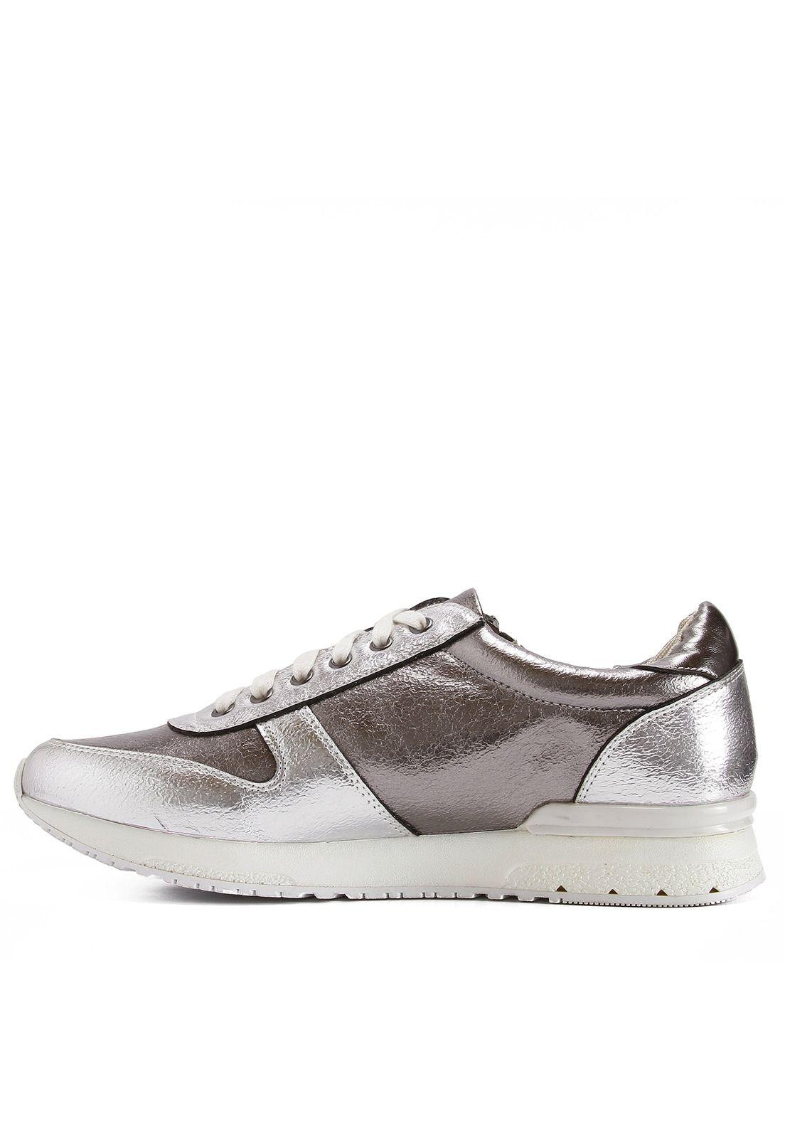 Zapatilla Van Plateado-3