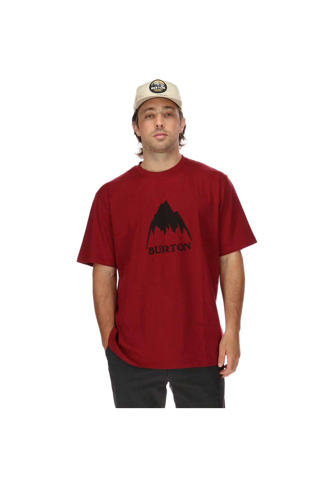Polera M/C Vertical Mountain Rojo-0