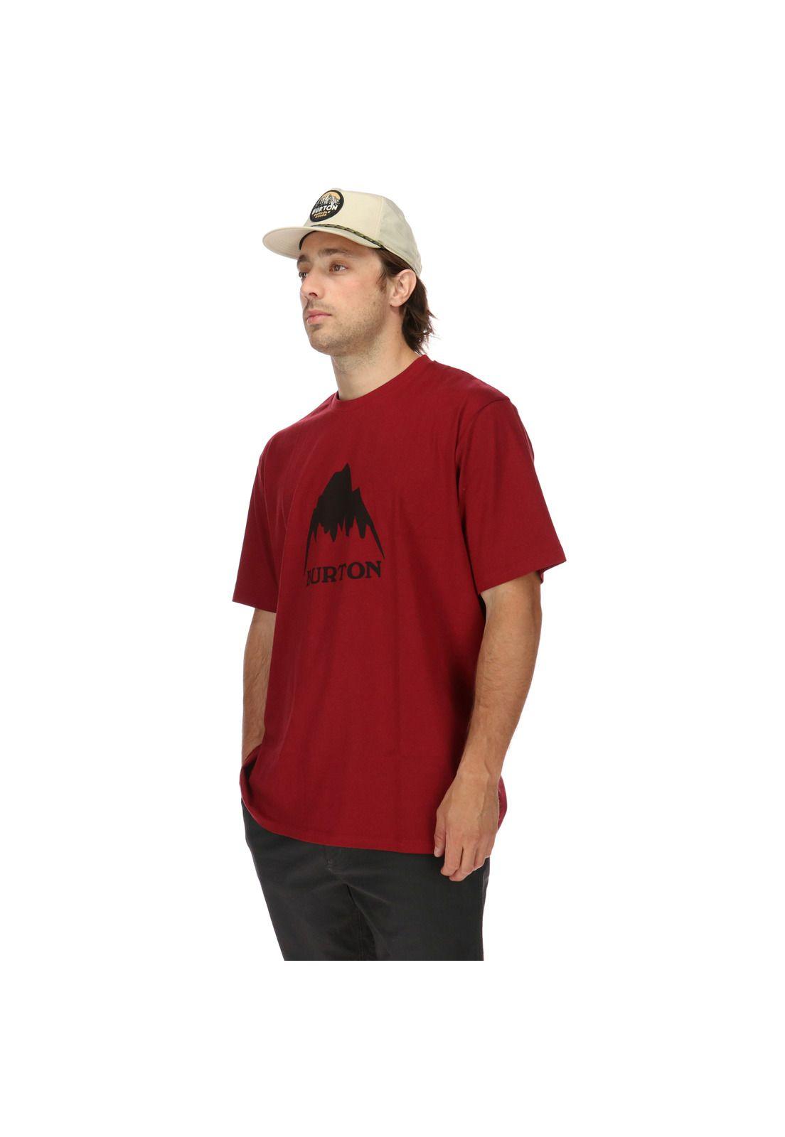 Polera M/C Vertical Mountain Rojo-1