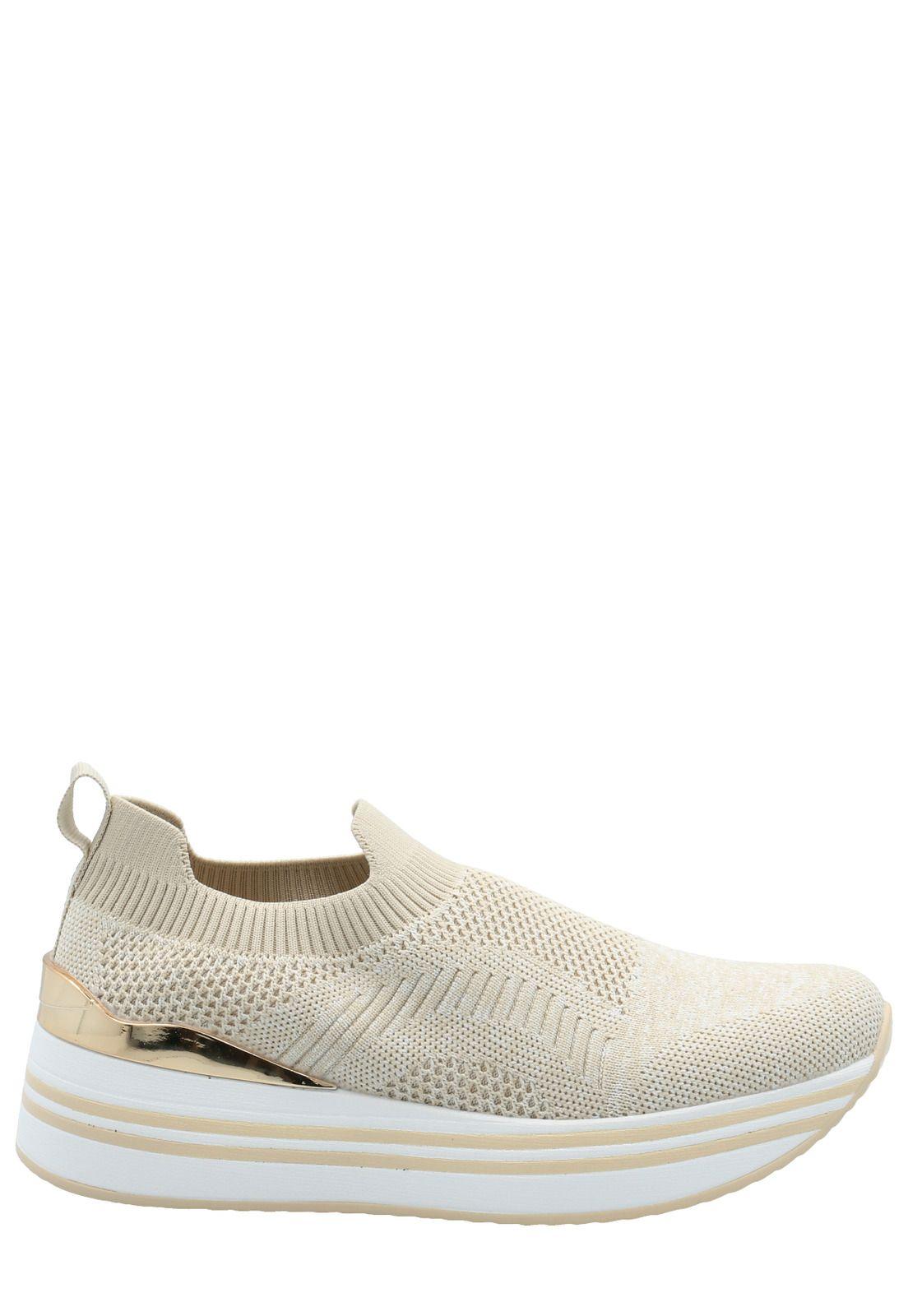 Zapatilla Mujer Biagio Beige -1