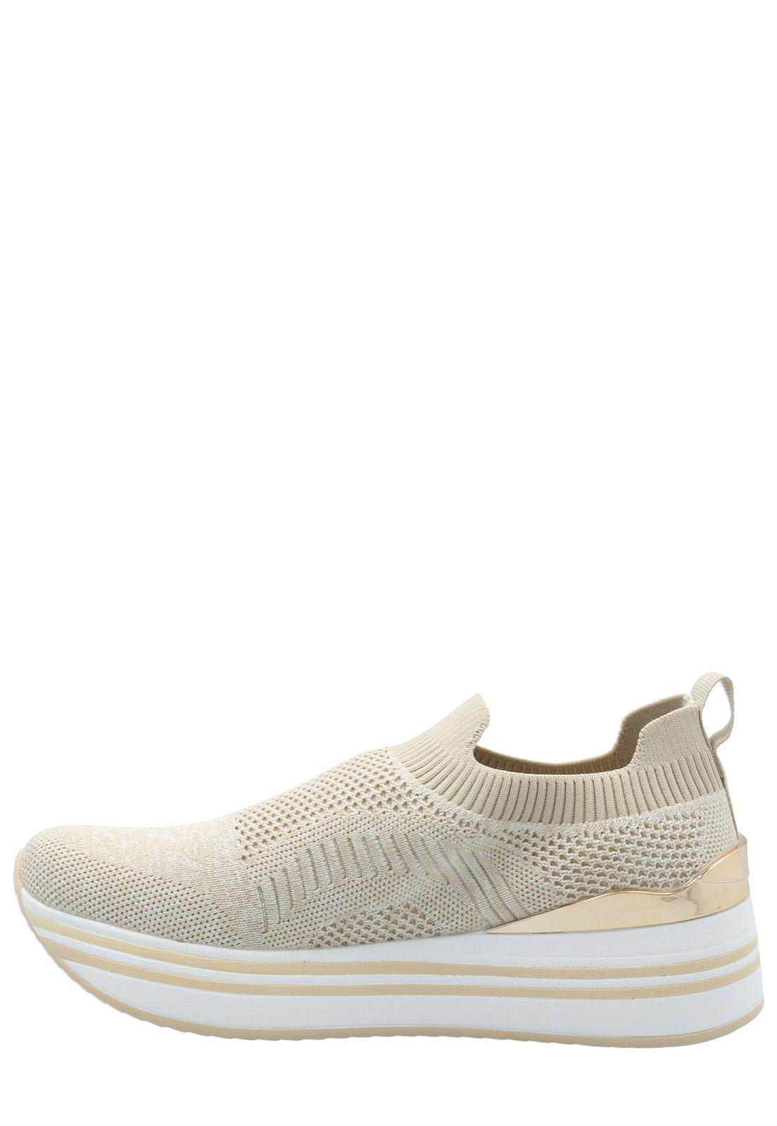 Zapatilla Mujer Biagio Beige -5
