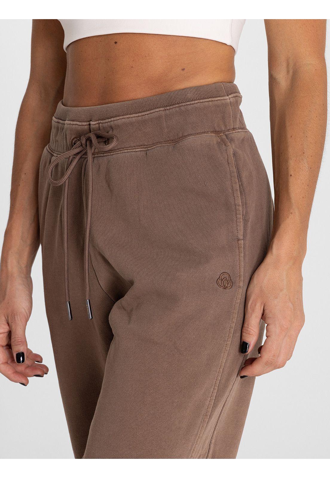 Pantalón Buzo Mujer Creta Chocolate-4