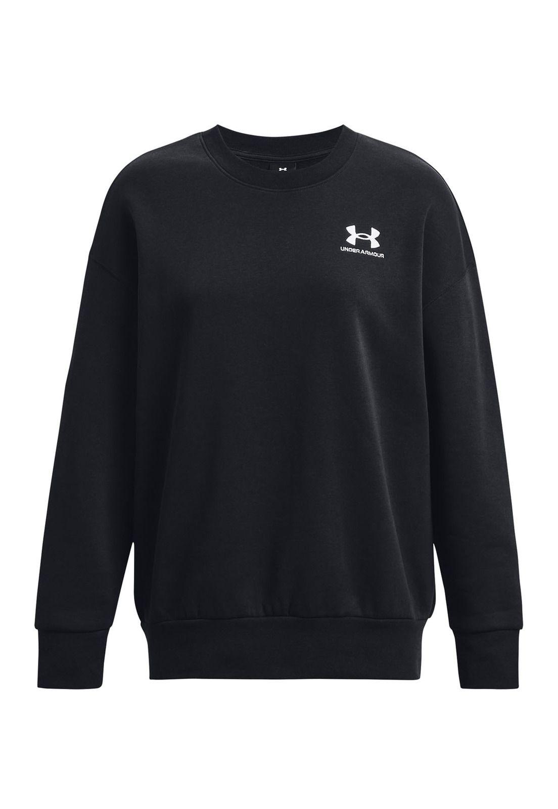 Polerón Oversize Icon Fleece mujer Negro-0