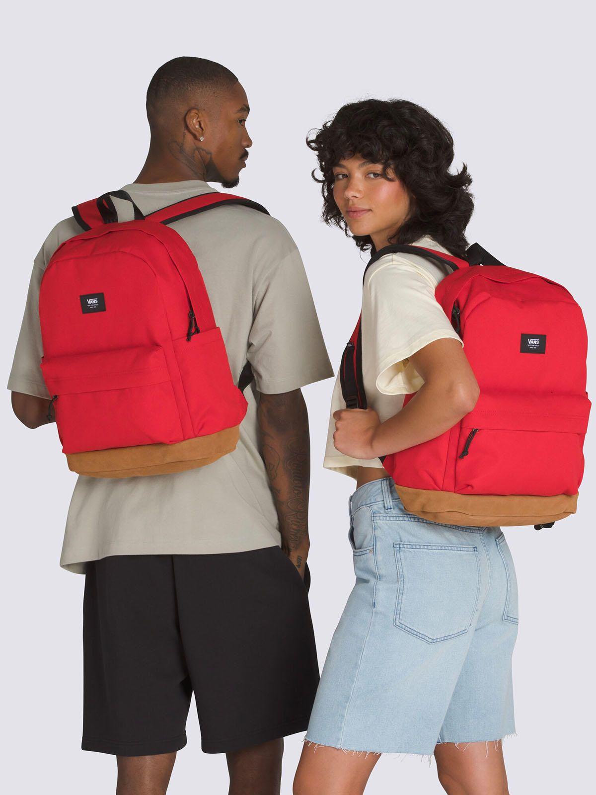 Mochila Hombre Old Skool Sport Back Rojo-2