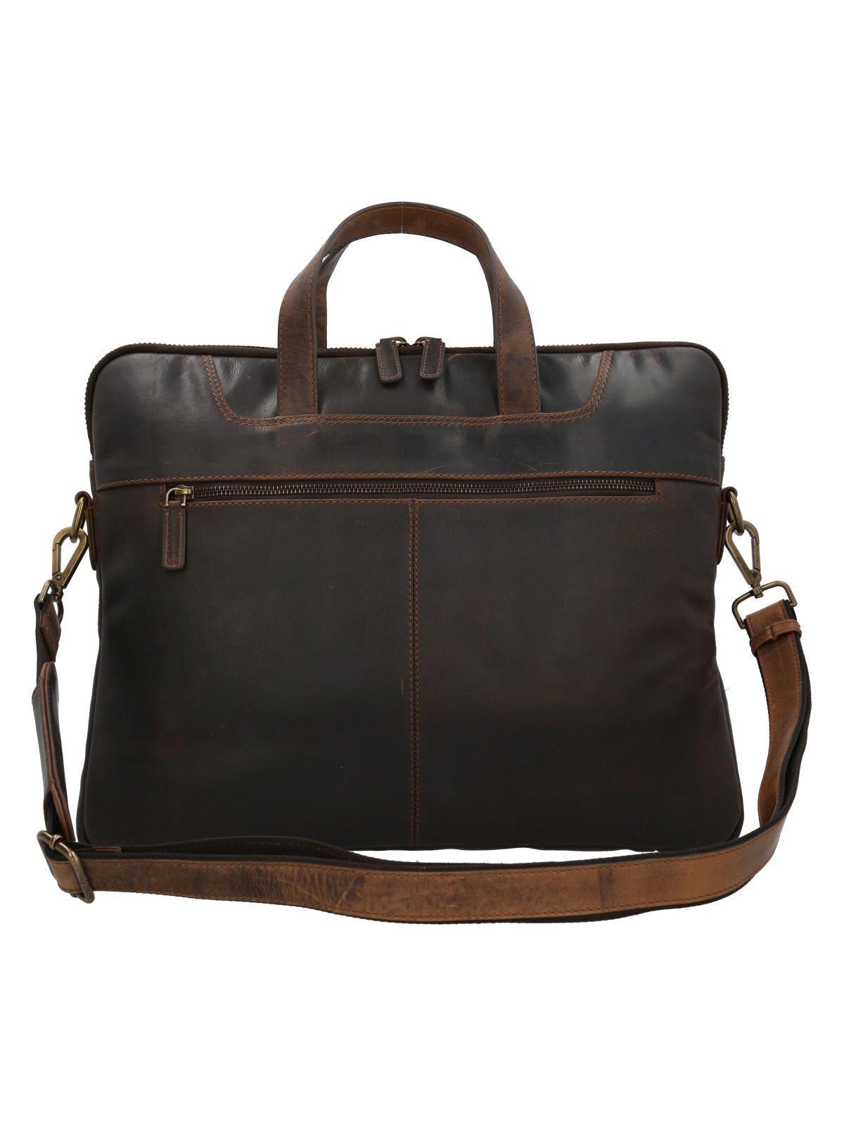 Maletin Cuero Hombre Tc Tivoli Bag Café-2