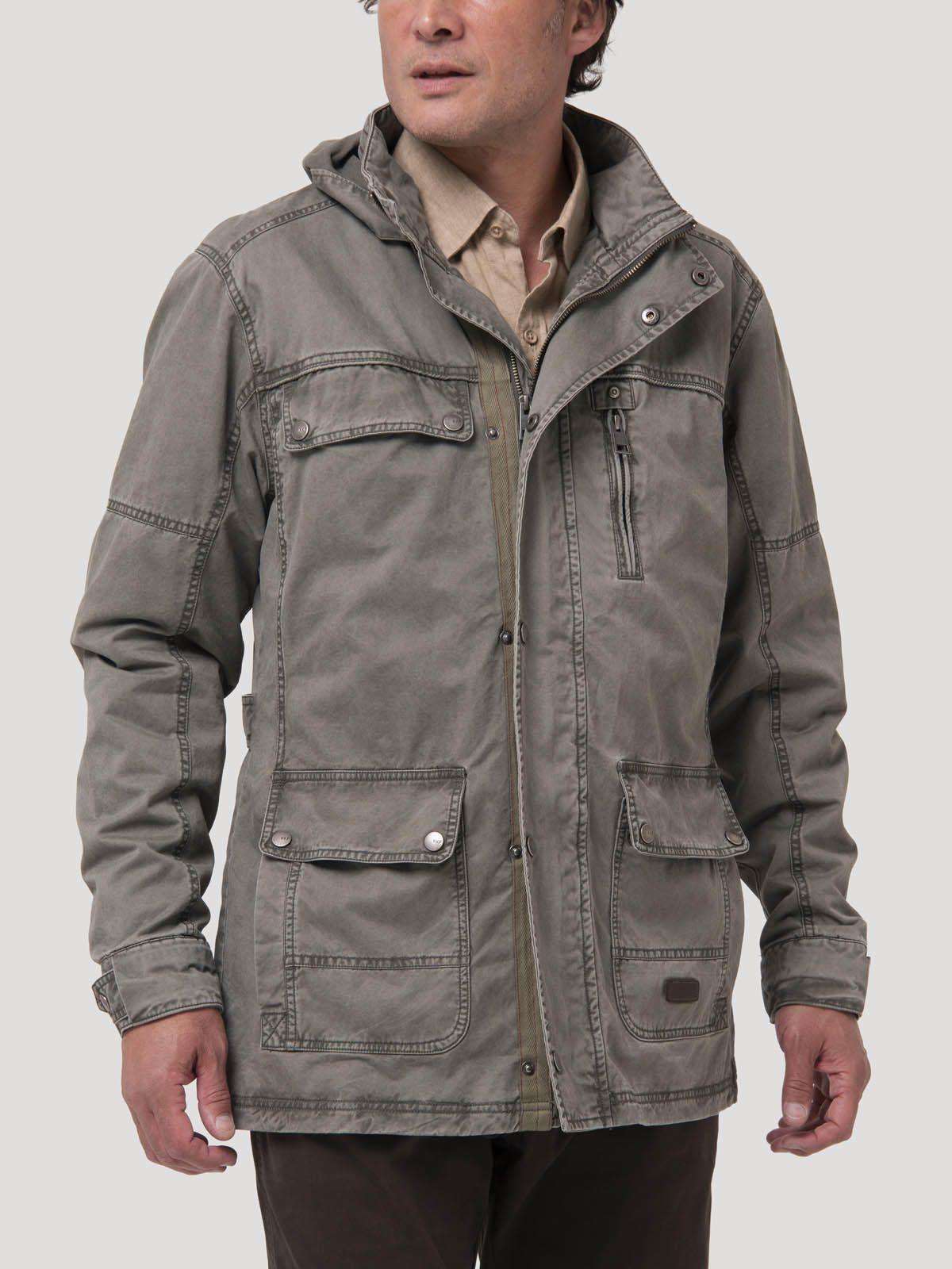 Chaqueta Algodón Hombre Madero Verde-4