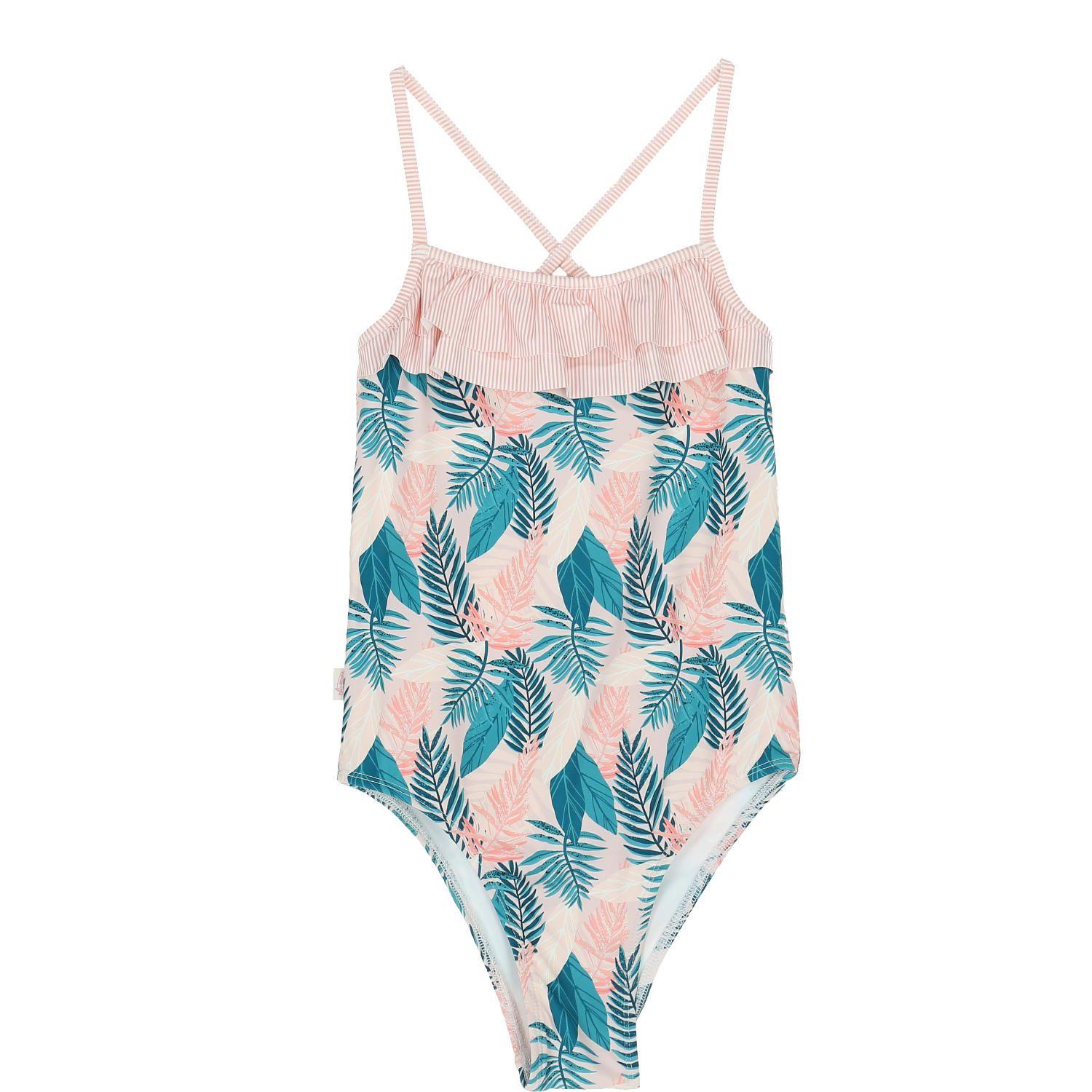 Traje De Baño Niña Hawaii Rosado-0