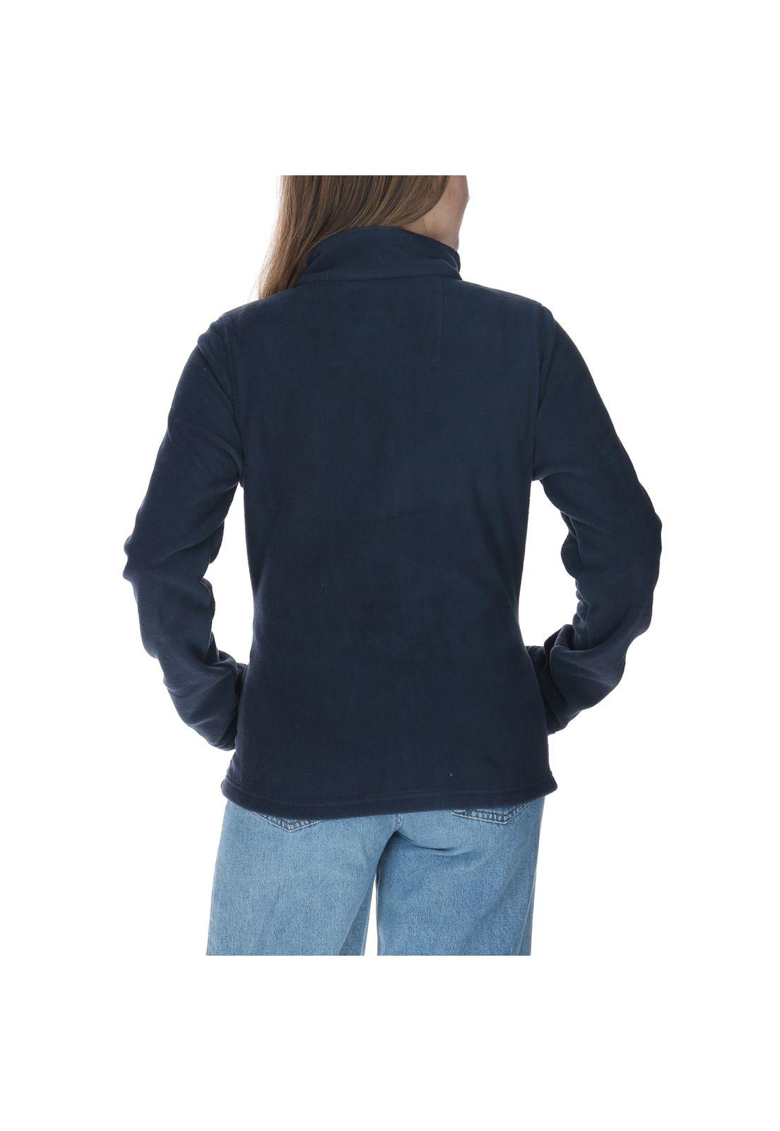 Polar Mujer Wms Microfleece Zip Azul-3