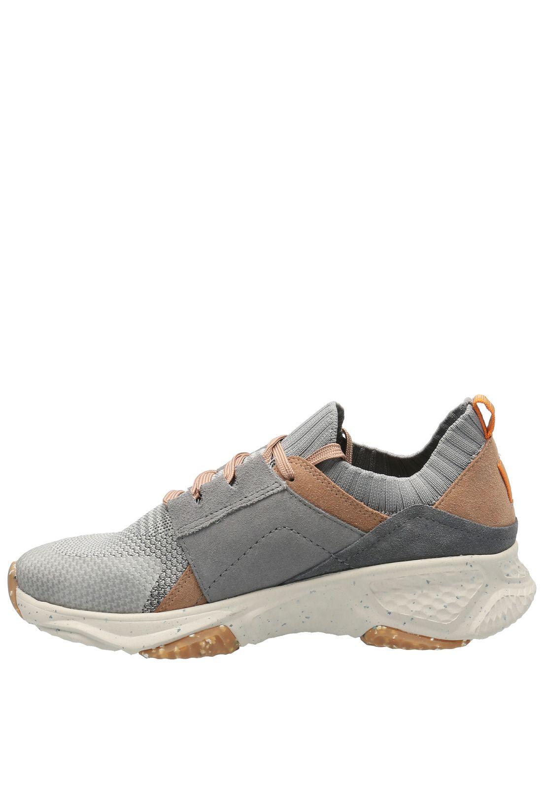 Zapatilla Cuero Mujer Morro Gris-5