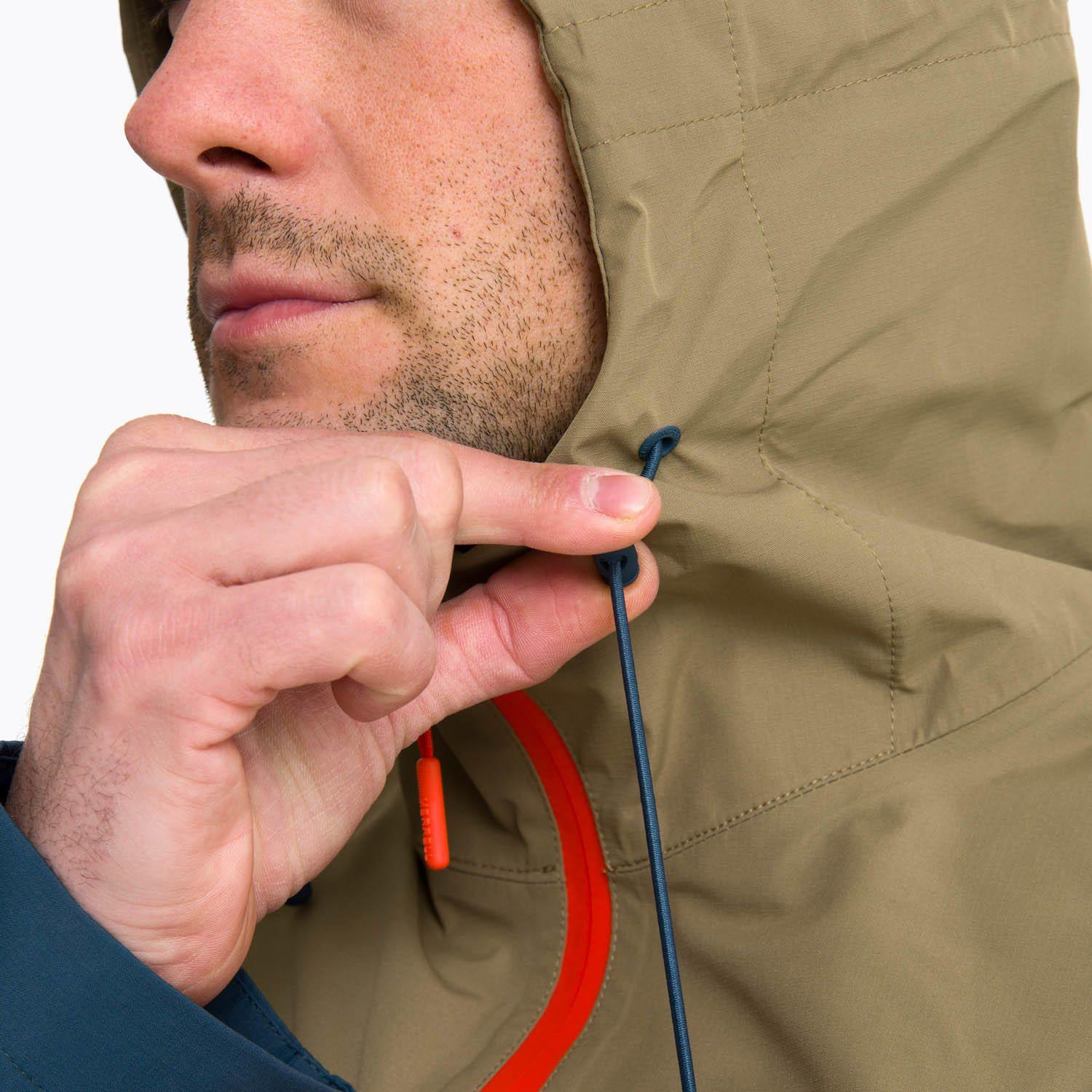 Impermeable Hombre Hardshell Tauranga Beige -6