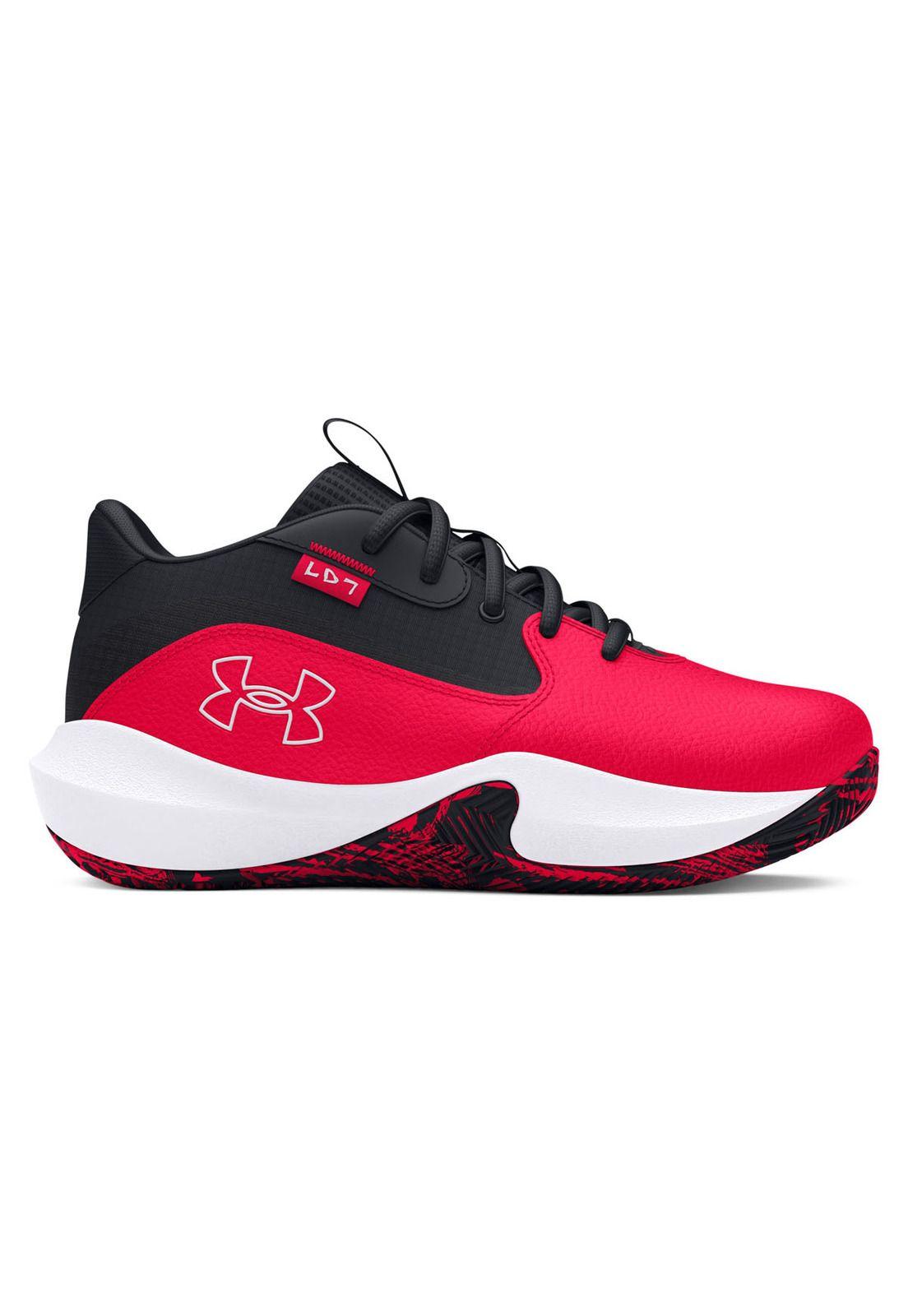 Zapatillas Basketball Lockdown 7 niño Rojo-0