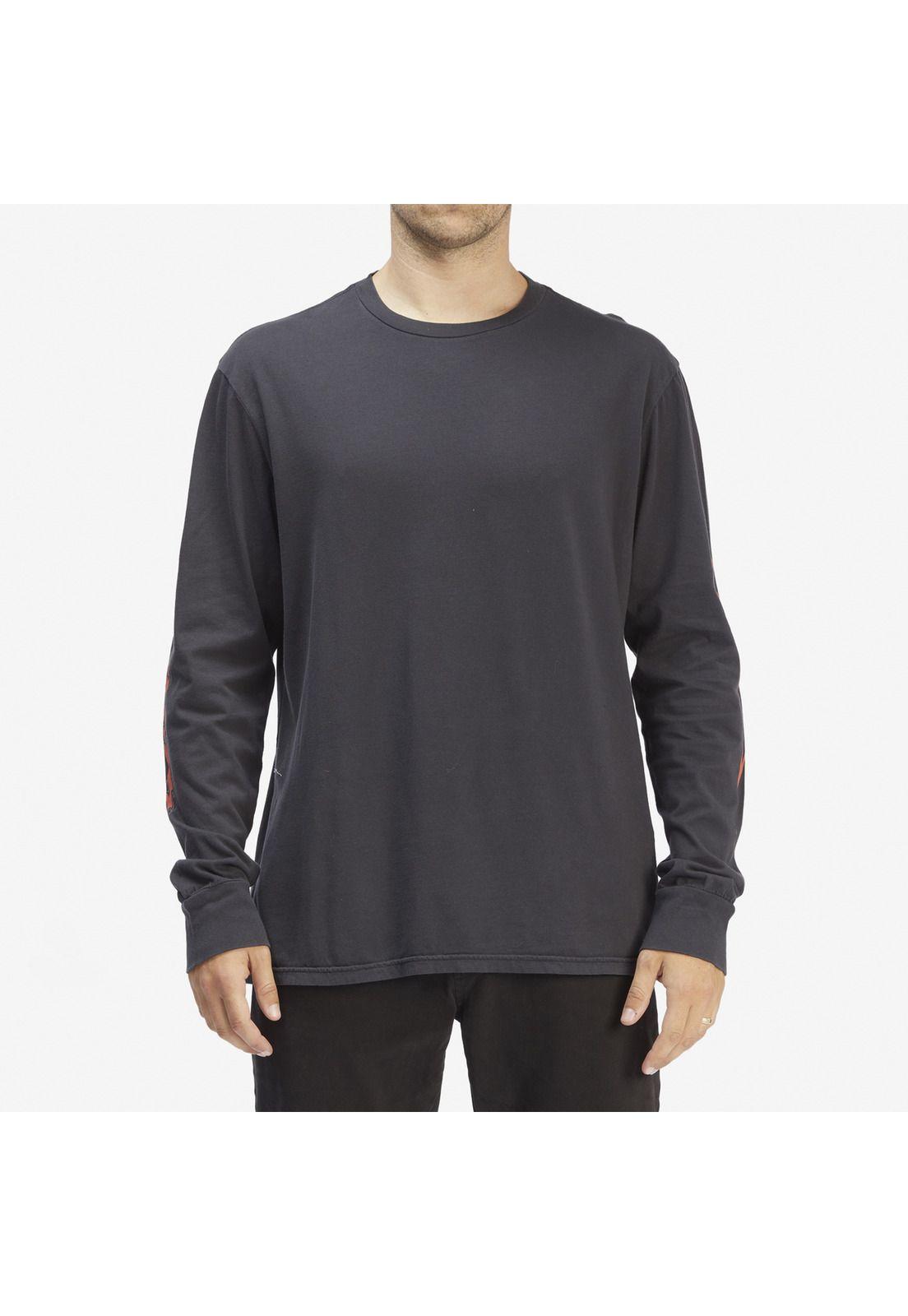 Polera M/L Hombre Dbah Wave Negro-0