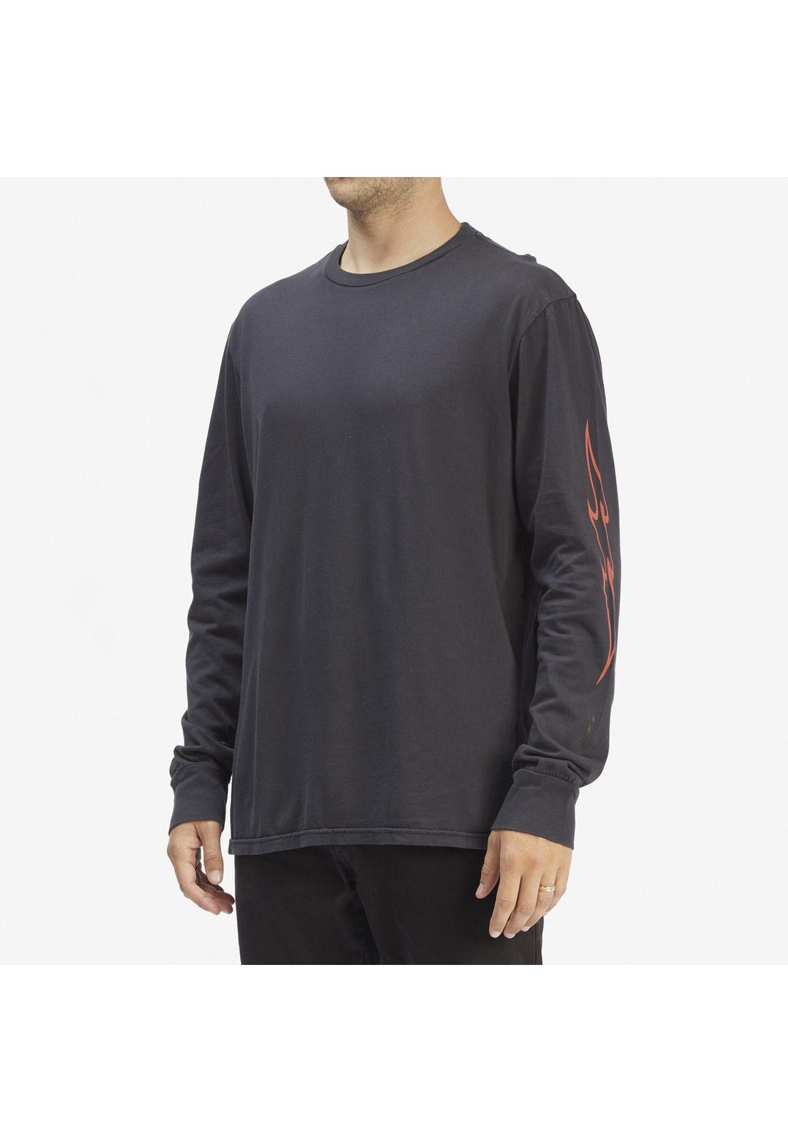 Polera M/L Hombre Dbah Wave Negro-1