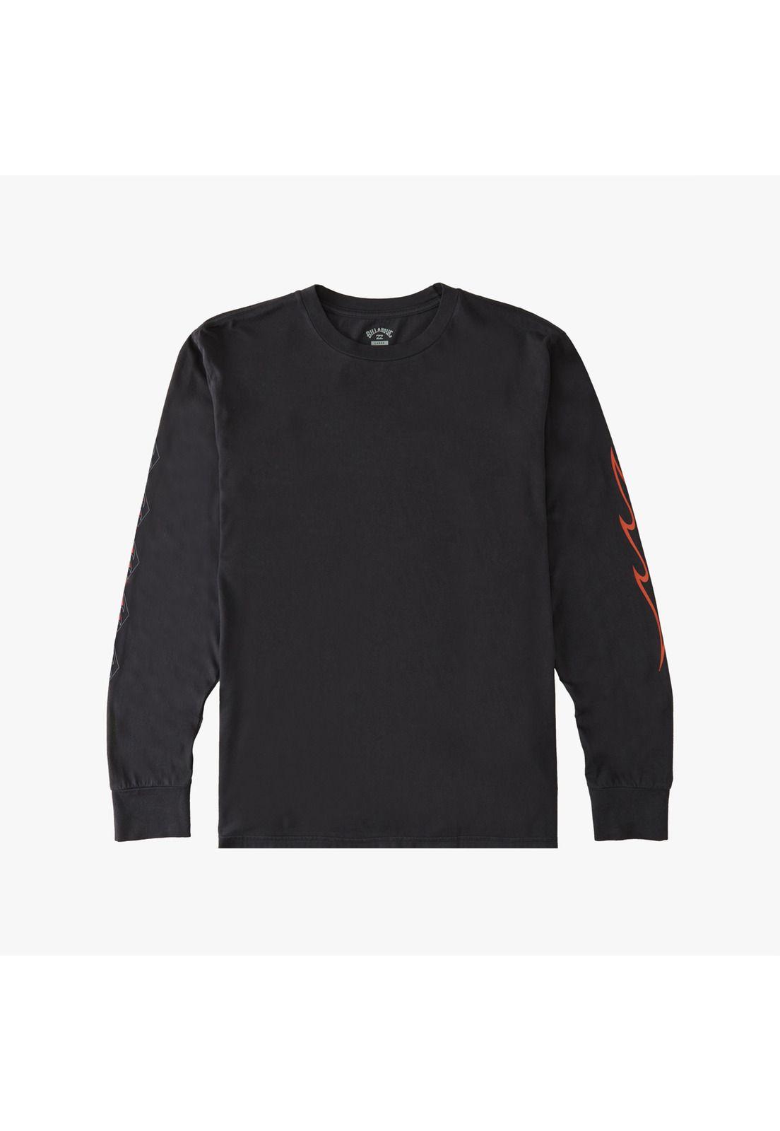 Polera M/L Hombre Dbah Wave Negro-4