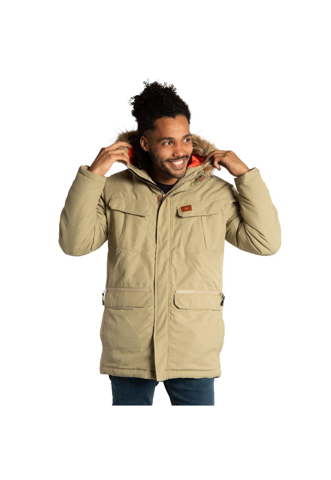 Chaqueta Hombre Resource Ins Jacket Café Claro-0
