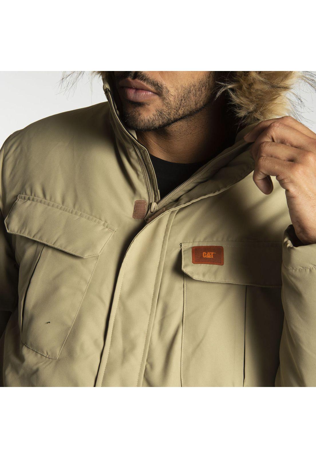 Chaqueta Hombre Resource Ins Jacket Café Claro-3