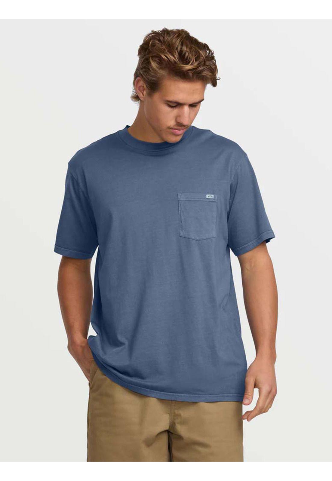 Polera Hombre Essential Premium Azul Billabong-0
