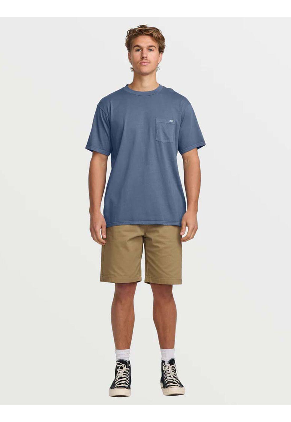 Polera Hombre Essential Premium Azul Billabong-5