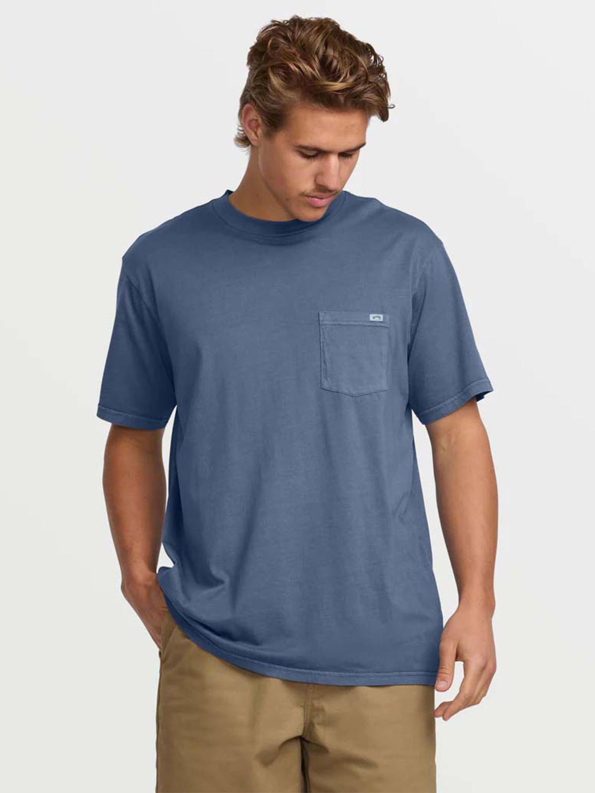 Polera Hombre Essential Premium Azul Billabong-0