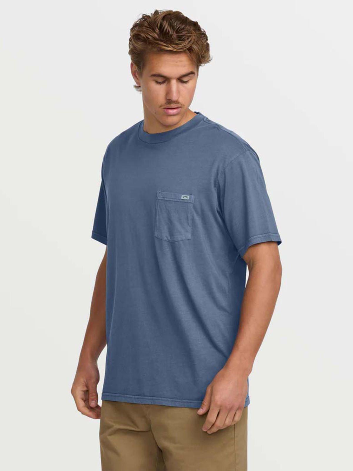 Polera Hombre Essential Premium Azul Billabong-3