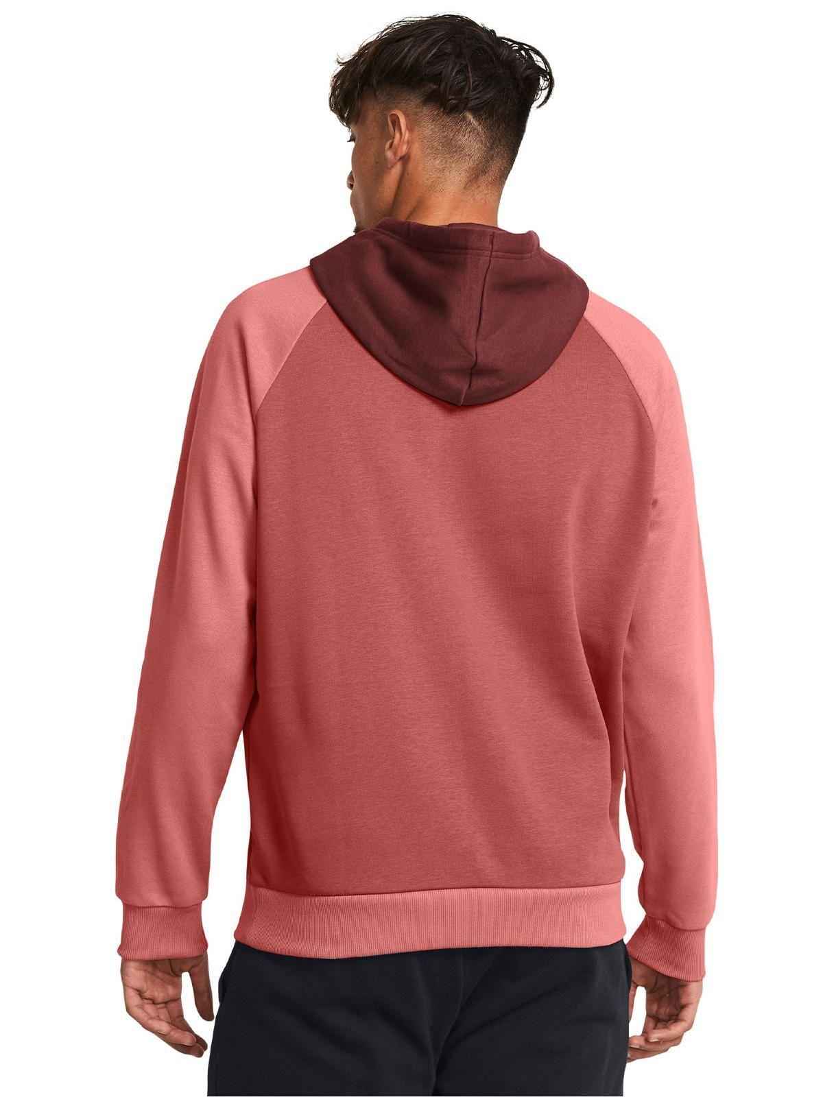 Polerón Rival Flc Hd Clrblck Rojo Hombre-4