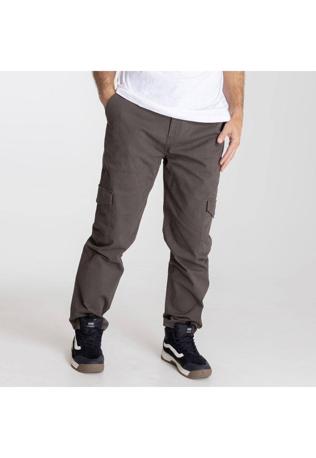 Pantalón Cargo Verde Hombre-0