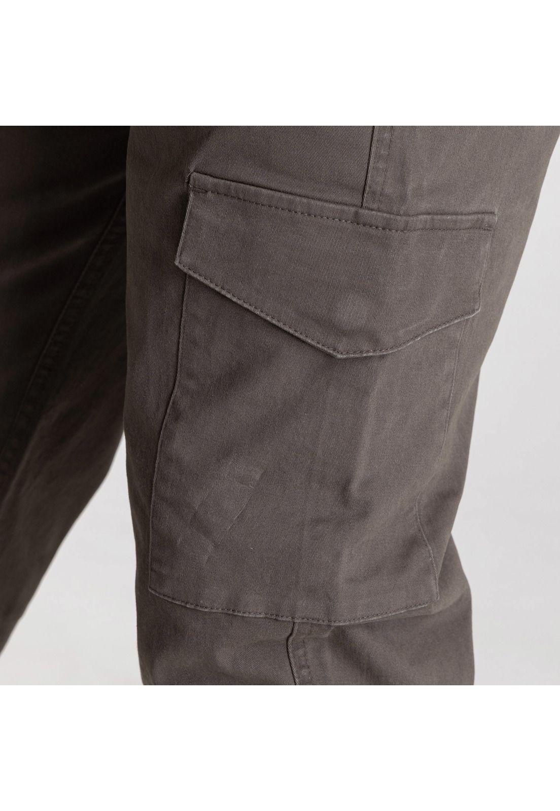 Pantalón Cargo Verde Hombre-4