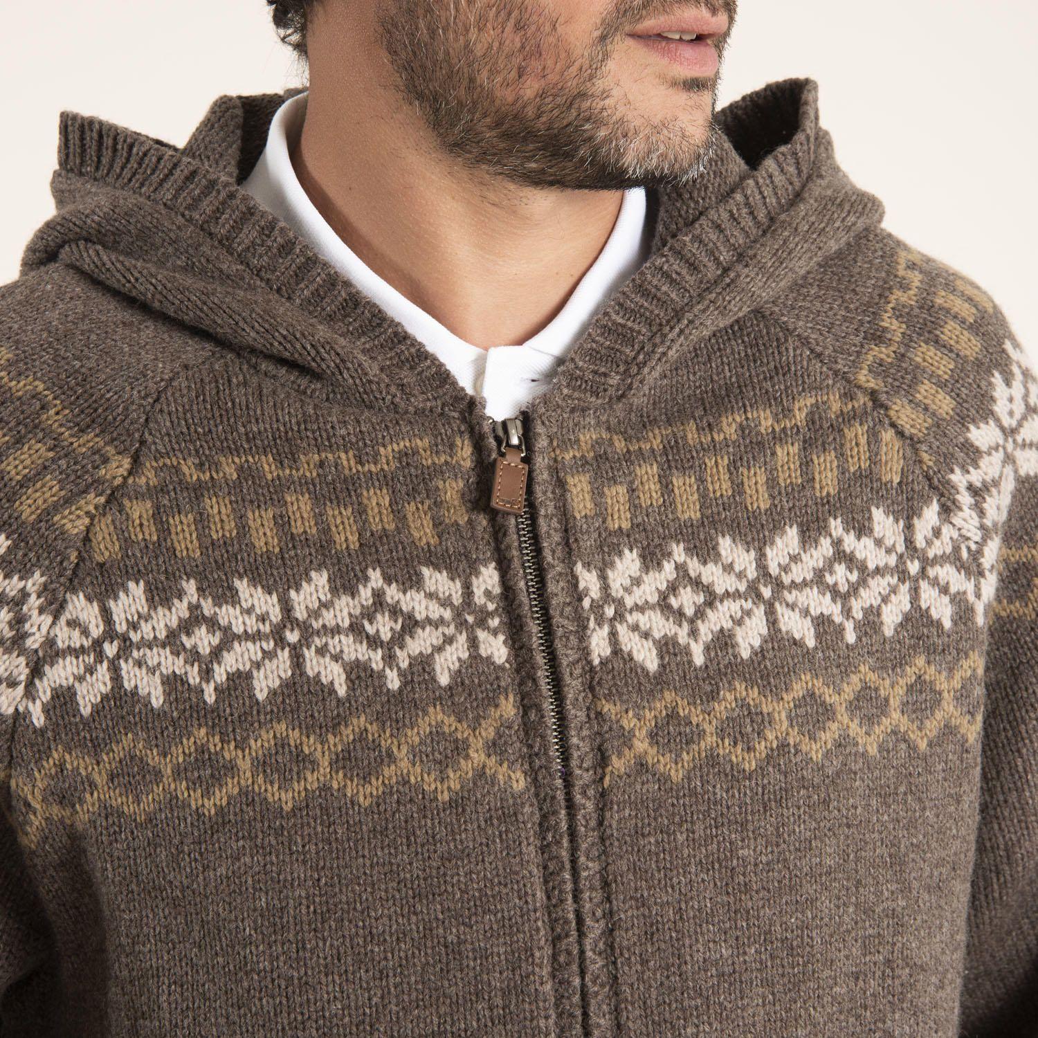 Cardigan Hombre Olten Marrón-5