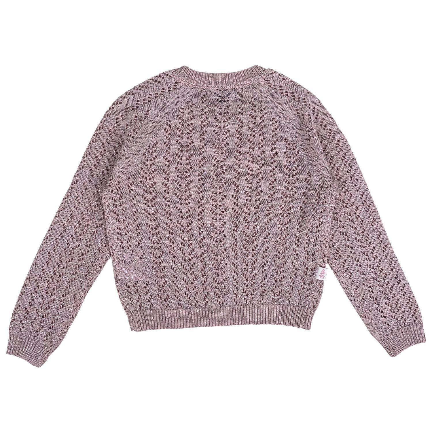 Chaleco Caty Niña Algodón Rosa-1