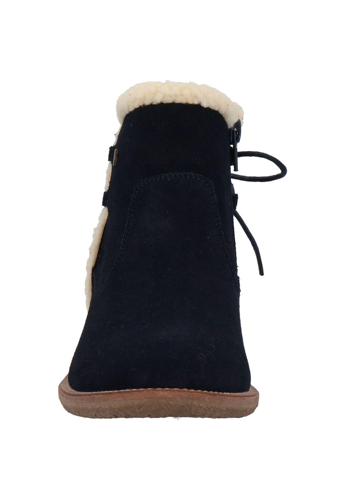 Botin Mujer Cuero Kris Azul-2