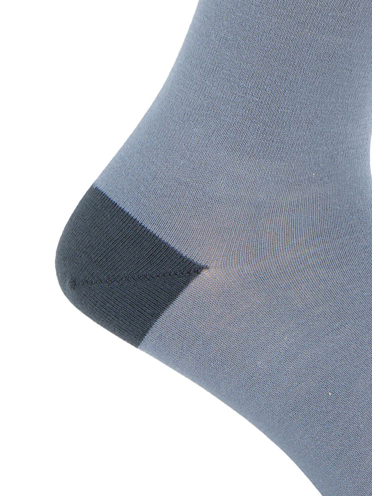 Calcetin Bambú Hombre Lg Simple Azul-2