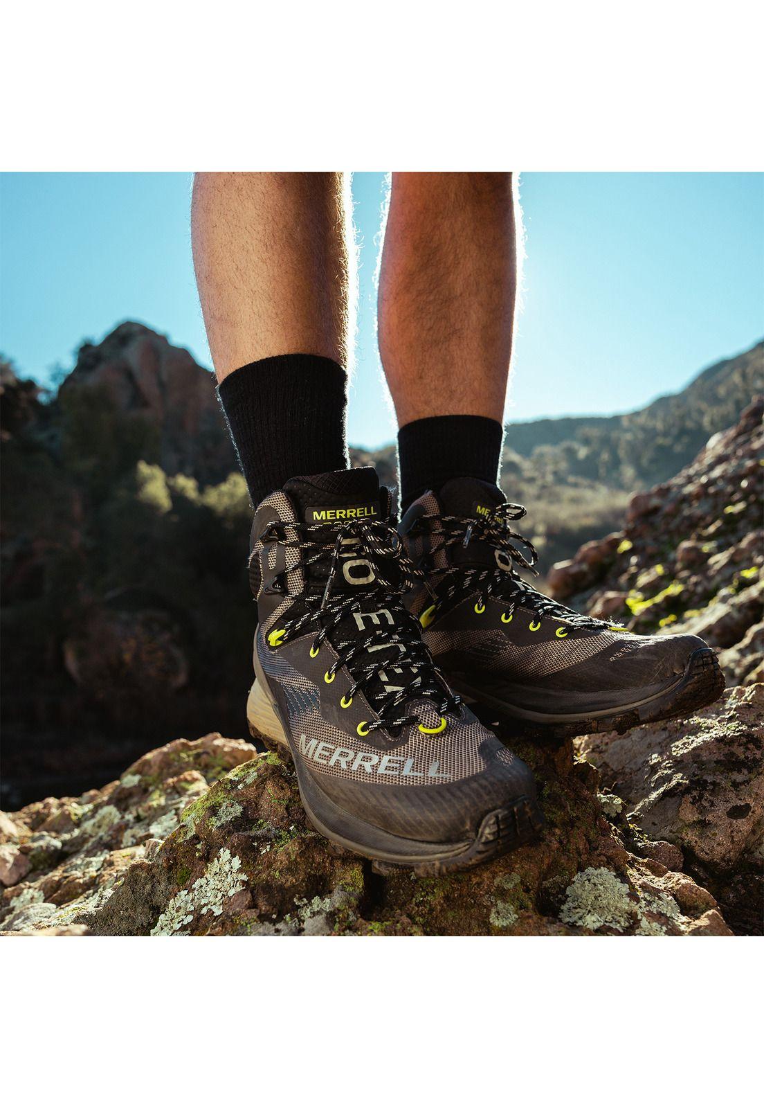 Botín Mujer Rogue Hiker Mid GTX Café Oscuro-1