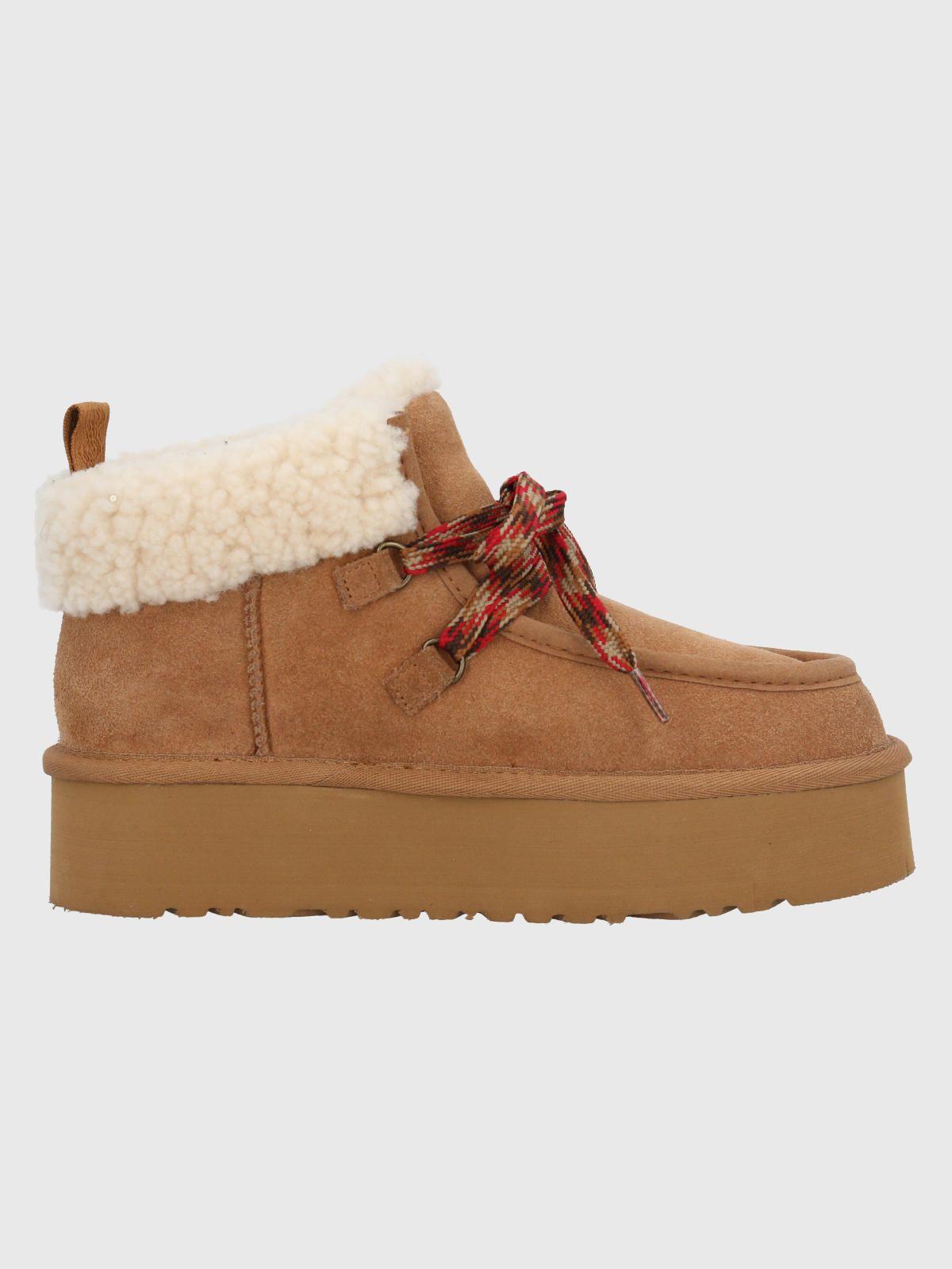 Botín Cuero Mujer Arlo Café-1